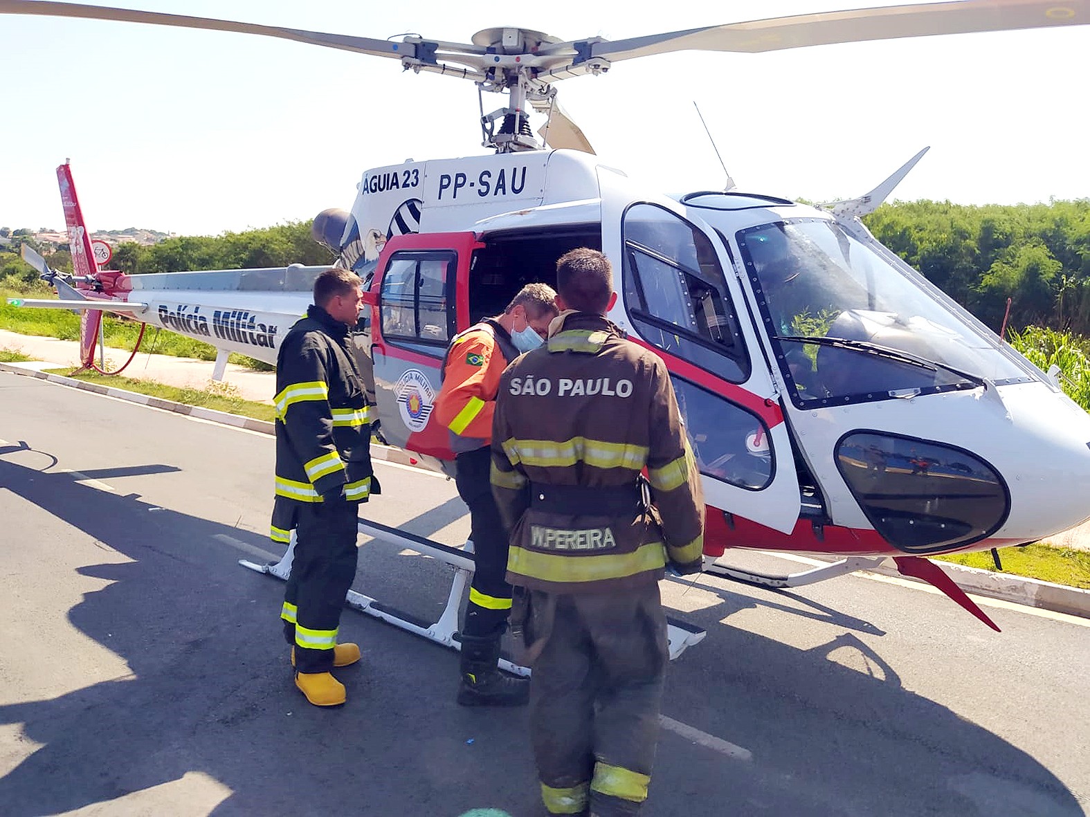 Botijão explode e deixa entregador com  o corpo 80% queimado em Hortolândia