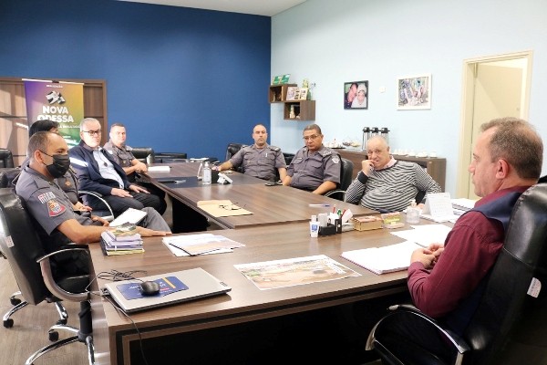 Prefeitura de Nova Odessa e polícias Civil e Militar discutem ações integradas de segurança