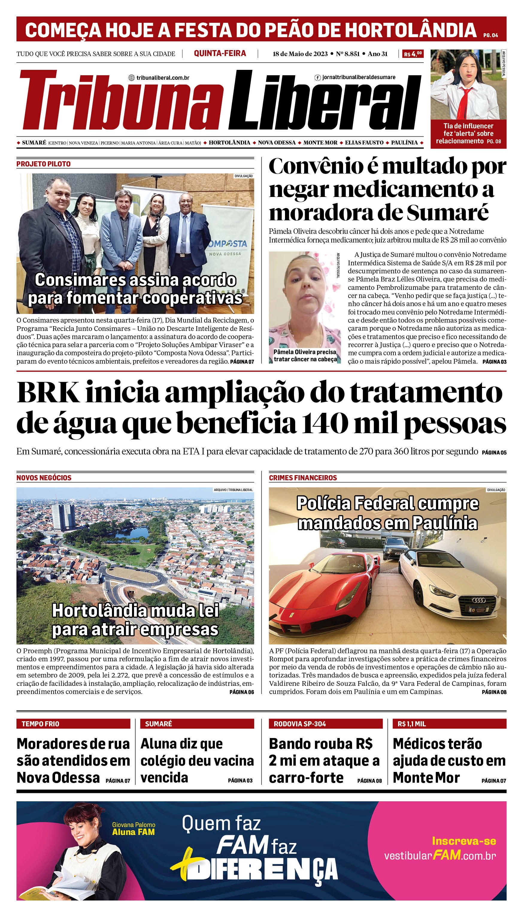 Edição de Quinta-Feira - 18-05-2023