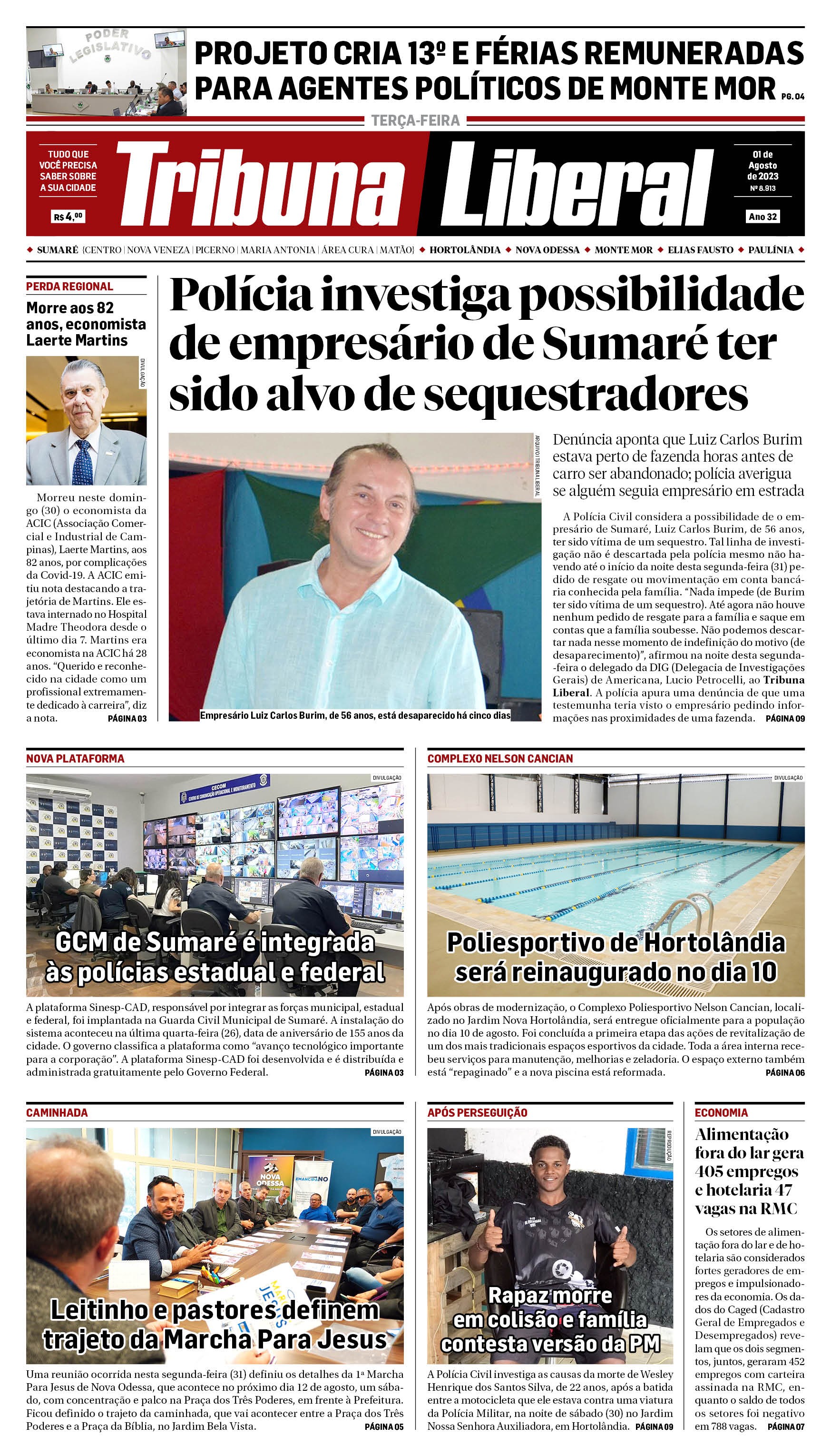 Edição de Terça-Feira - 01-08-2023