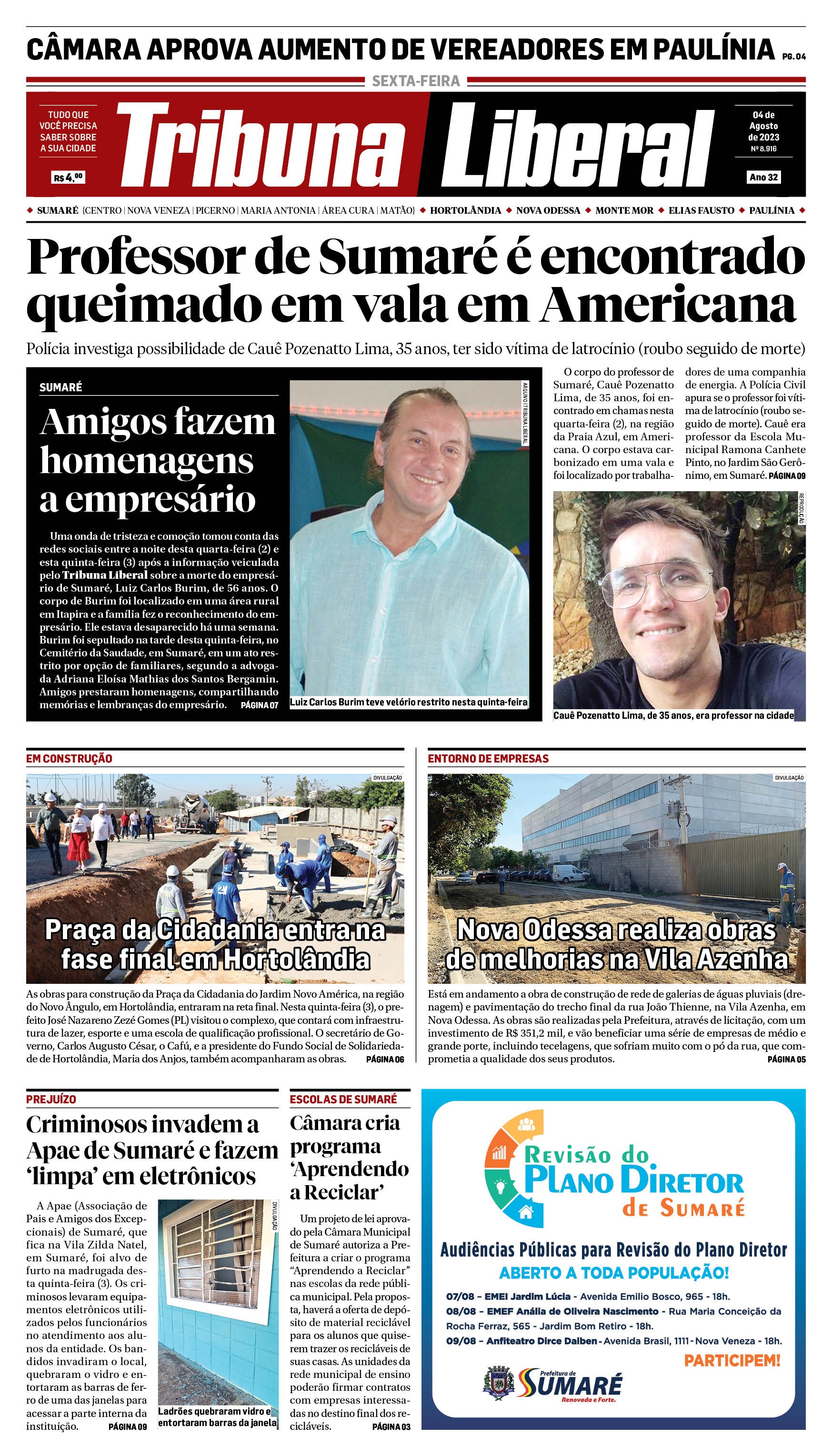 Edição de Sexta-Feira - 04-08-2023