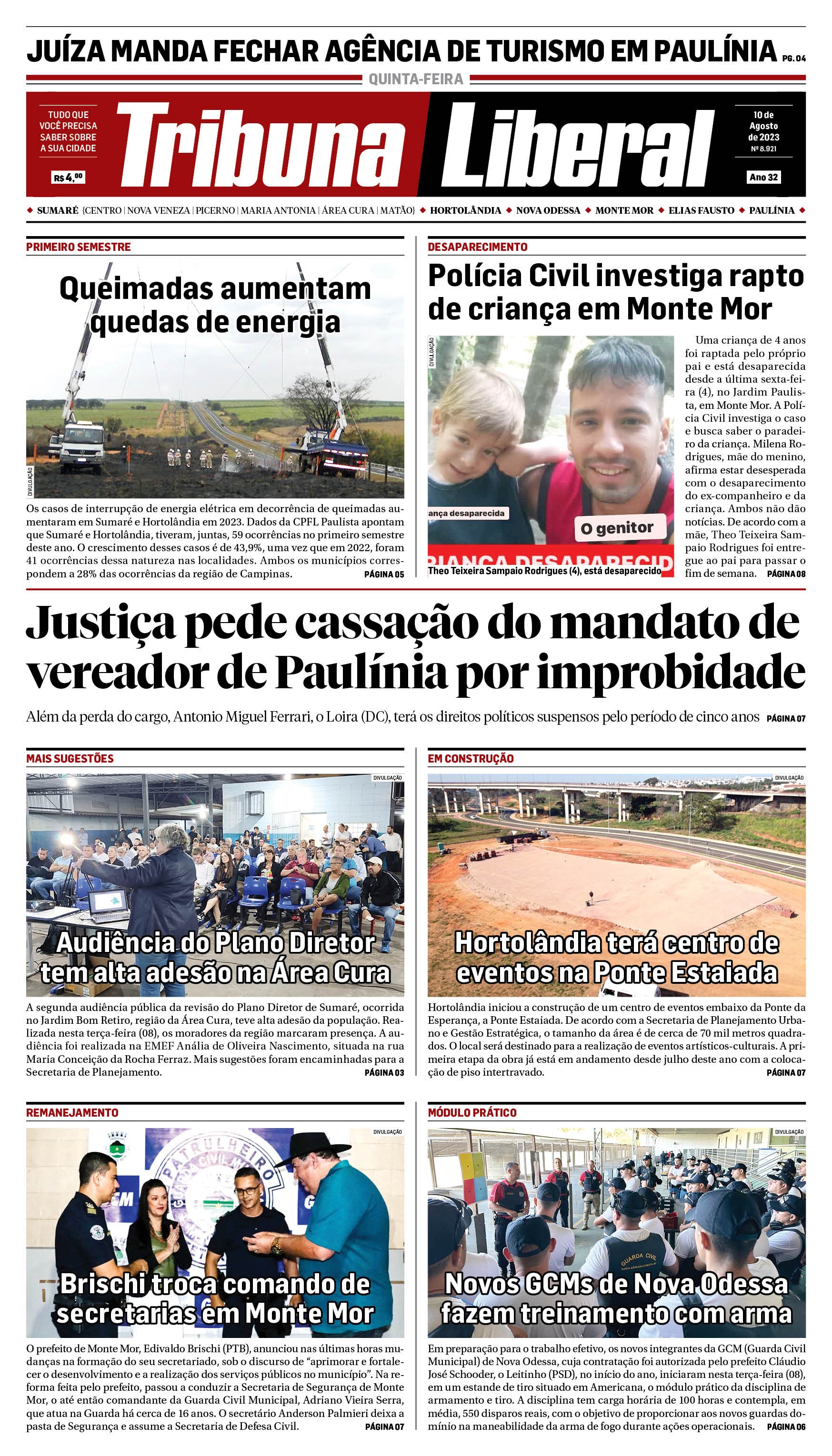 Edição de Quinta-Feira - 10-08-2023