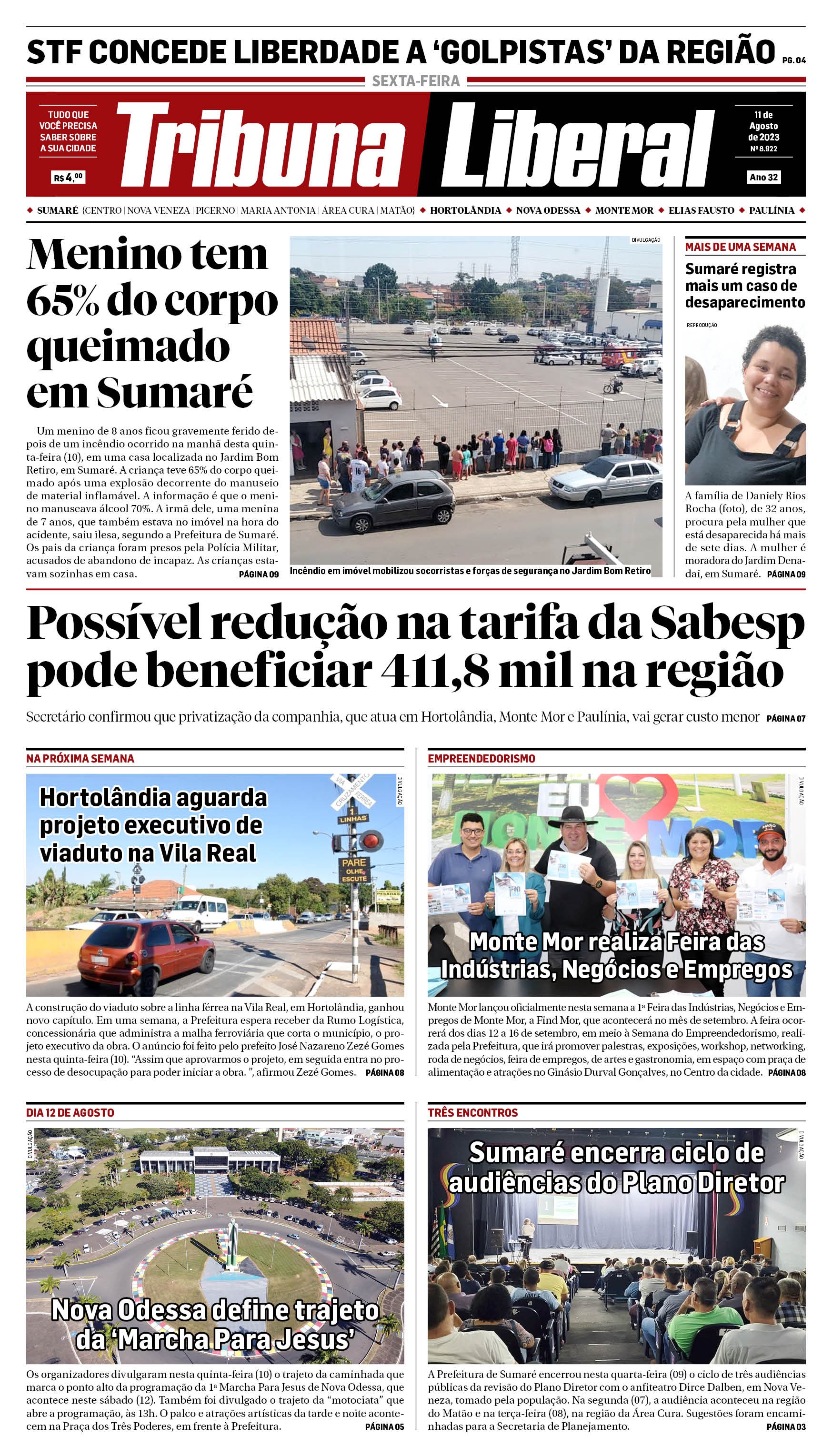 Edição de Sexta-Feira - 11-08-2023