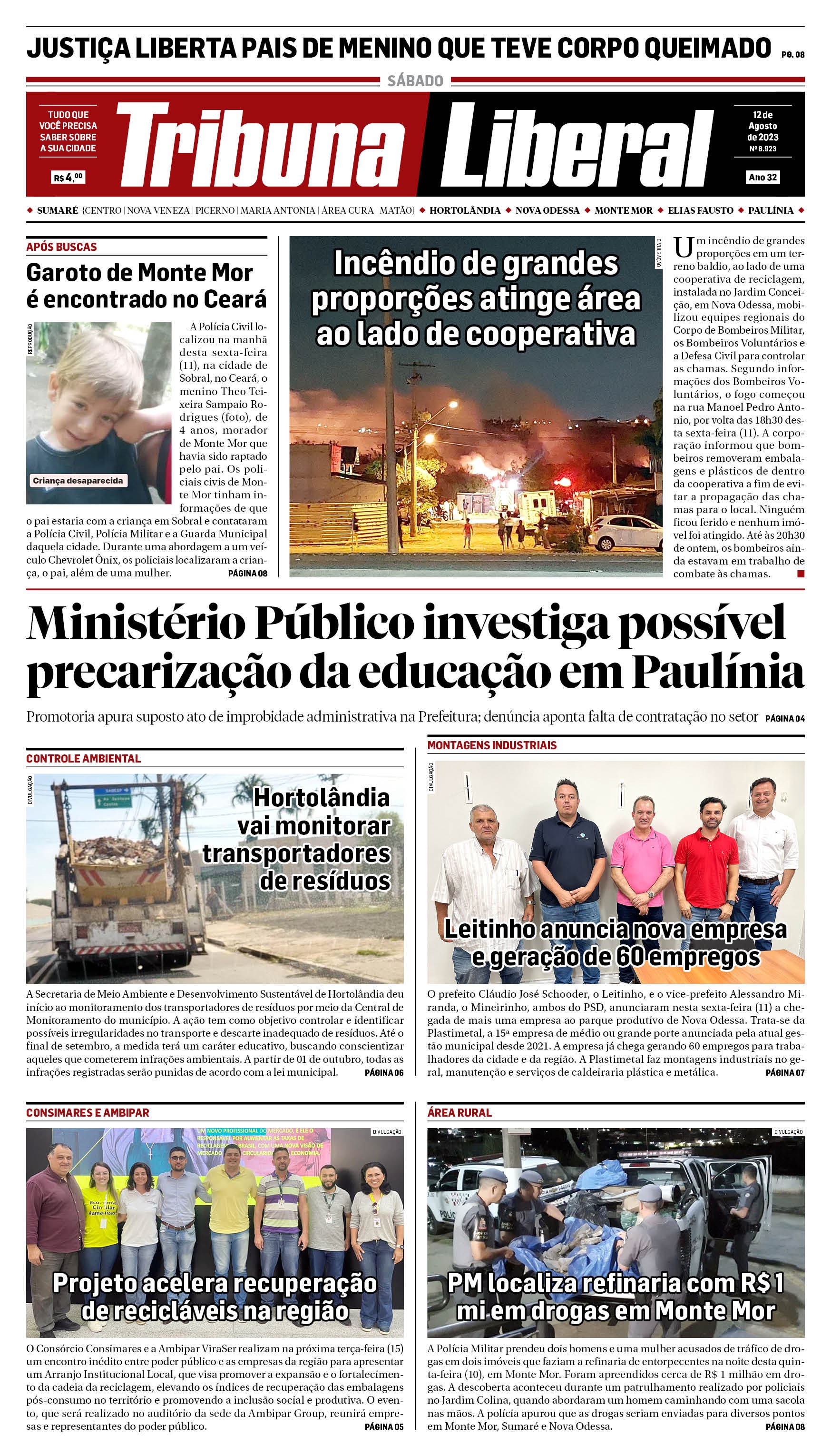 Edição de Sábado - 12-08-2023