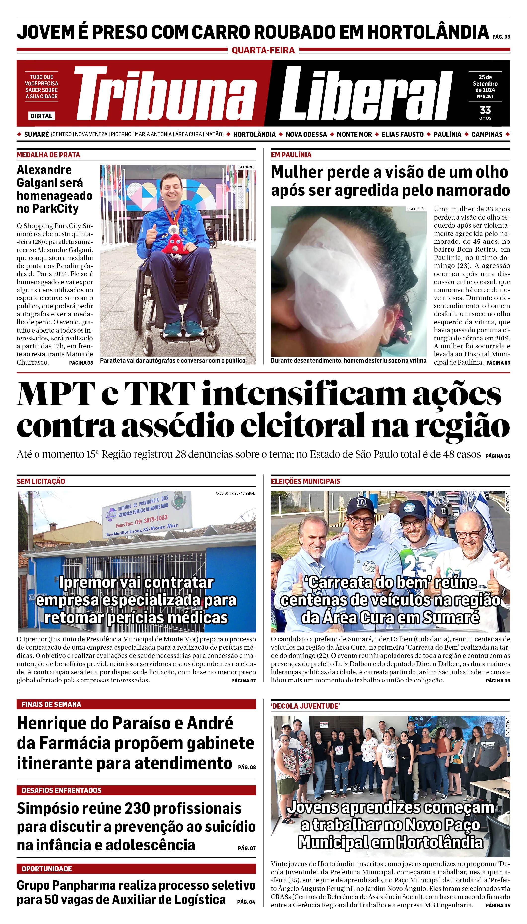 Edição de Quarta-Feira - 25-09-2024