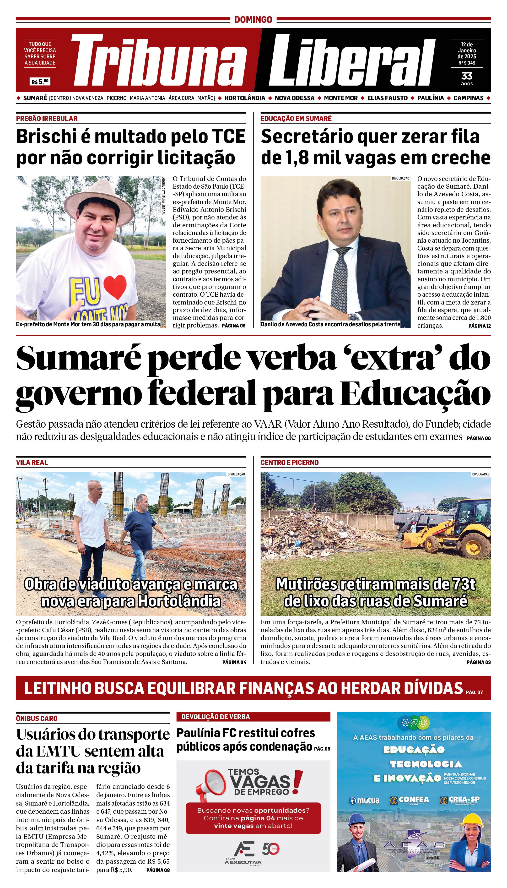 Edição de Domingo - 12-01-2025