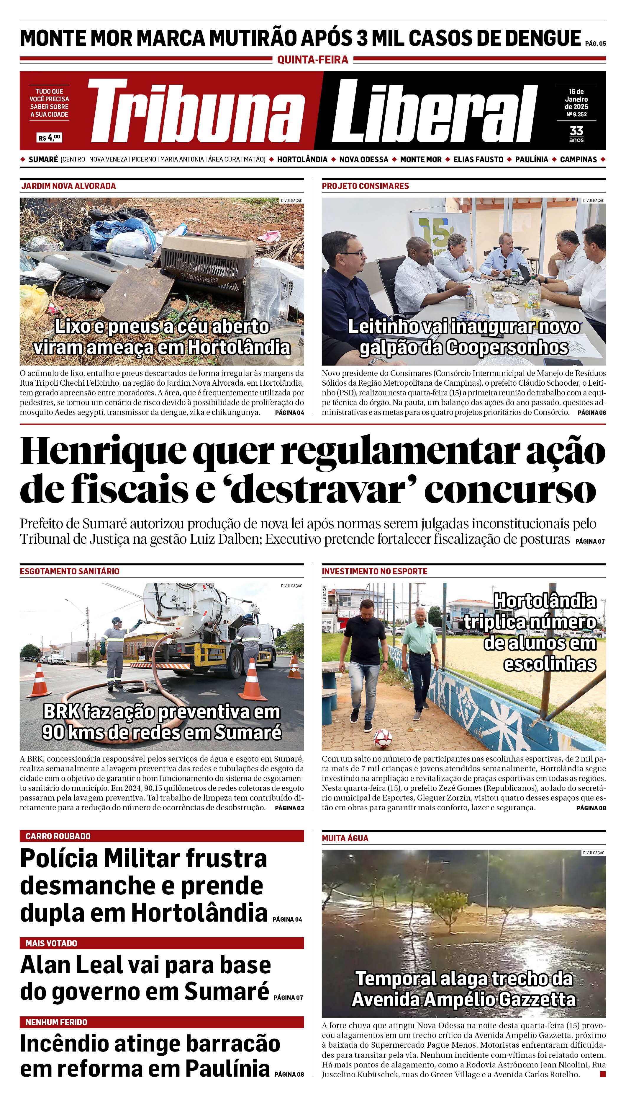 Edição de Quinta-Feira - 16-01-2025