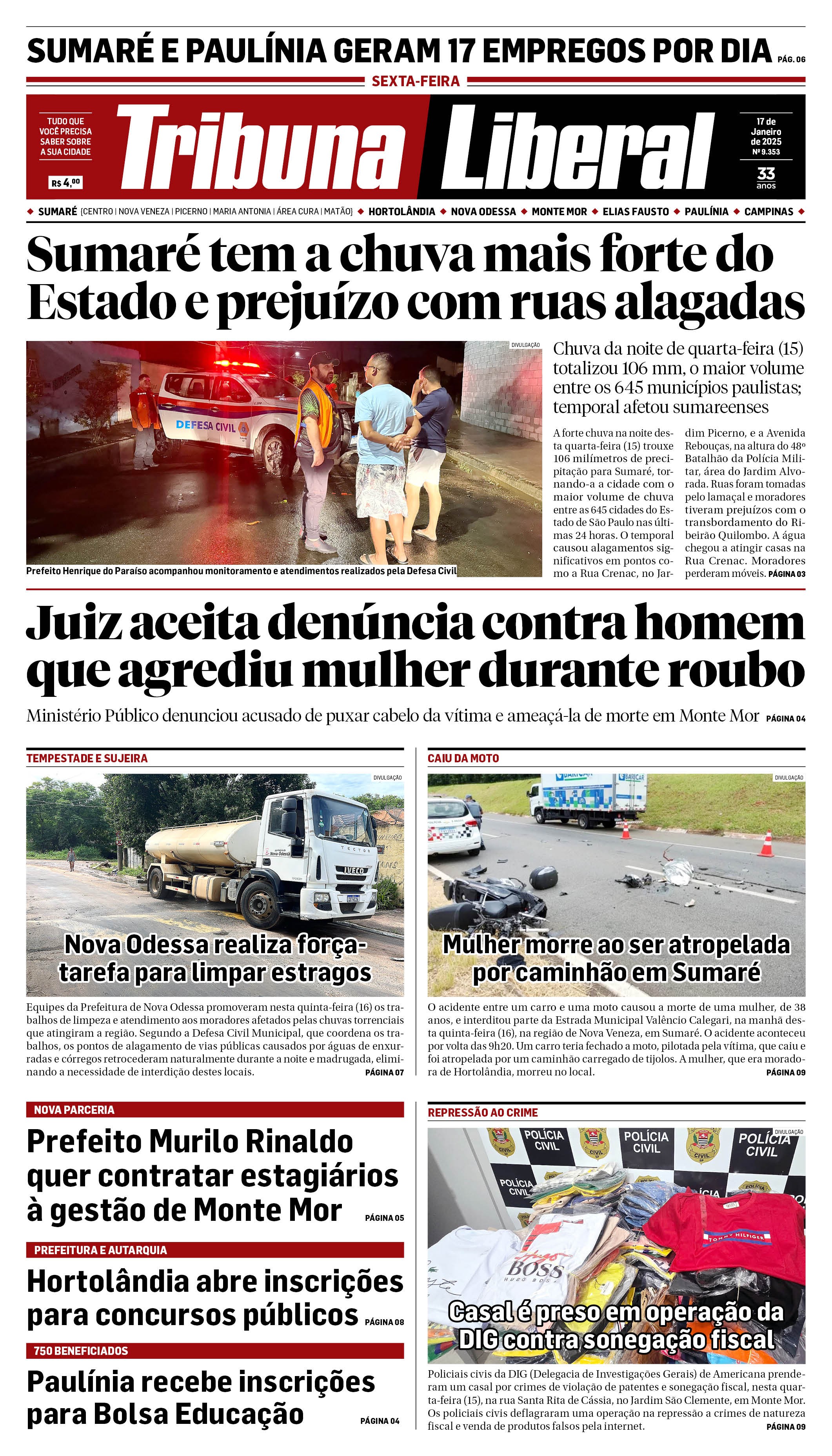 Edição de Sexta-Feira - 17-01-2025