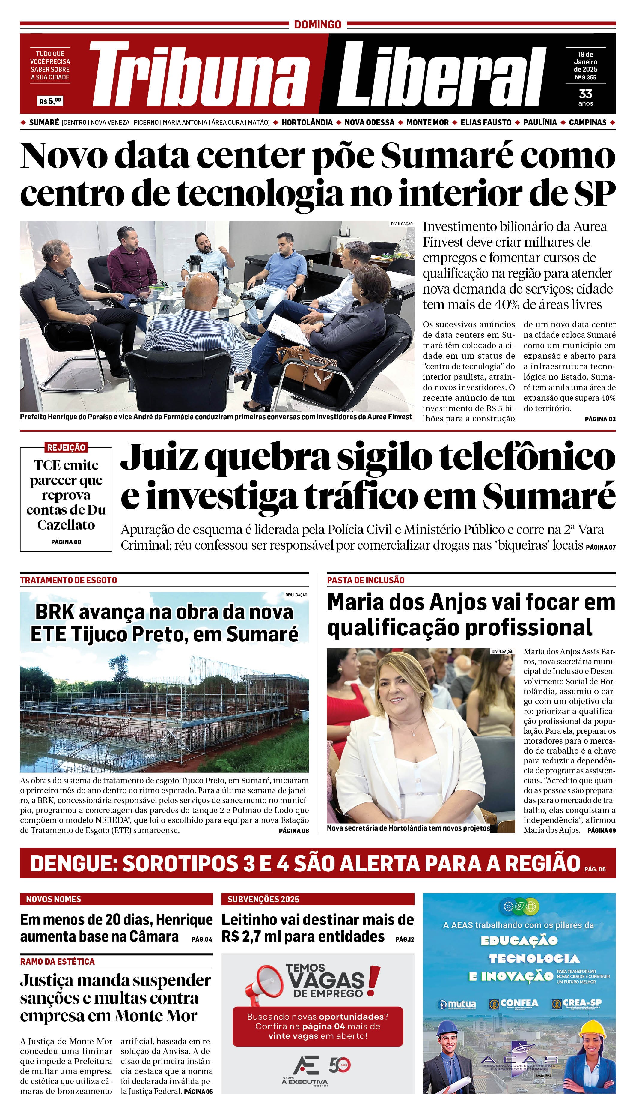 Edição de Domingo - 19-01-2025