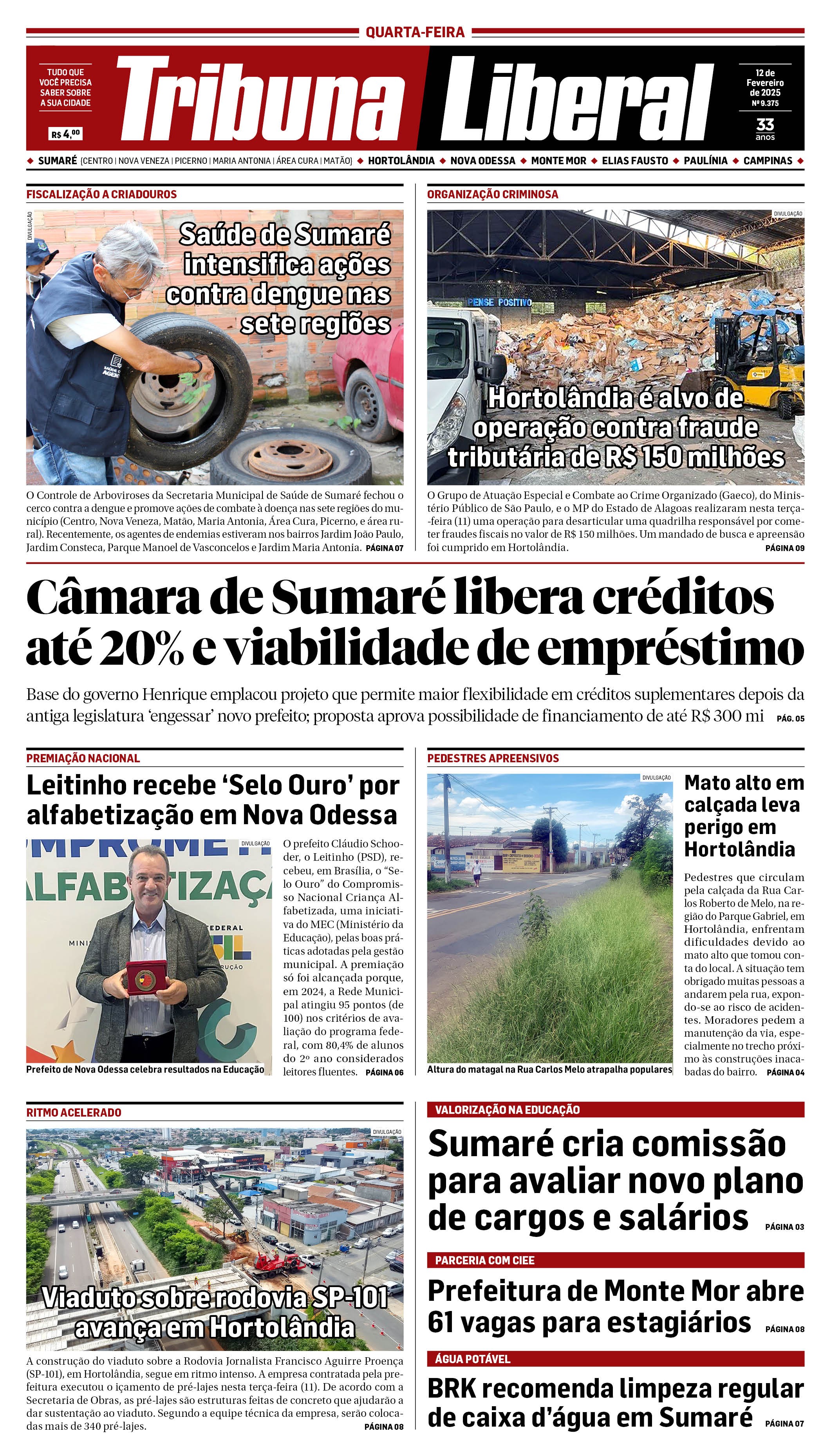 Edição de Quarta-Feira - 12-02-2025