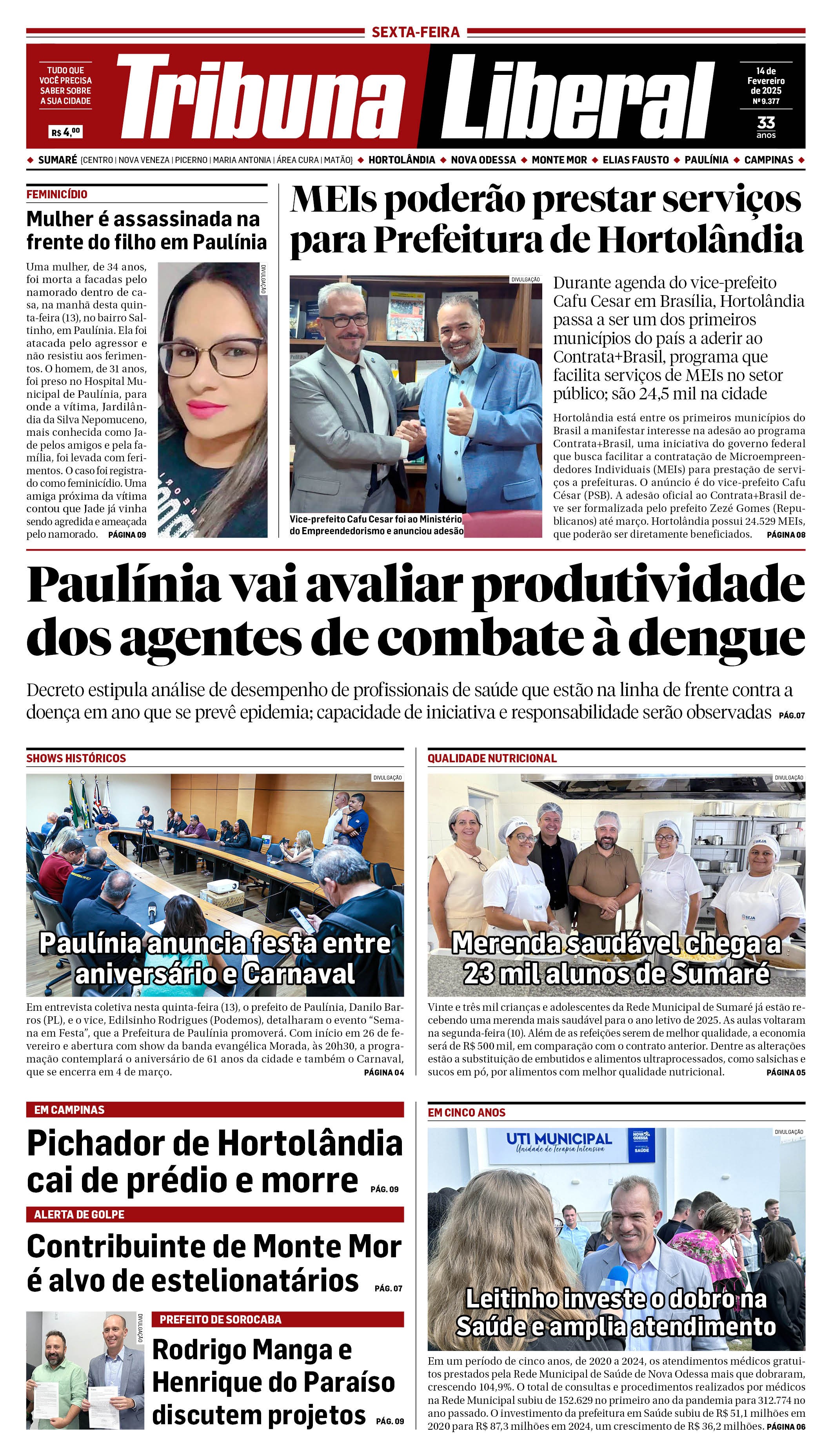 Edição de Sexta-feira - 14-02-2025