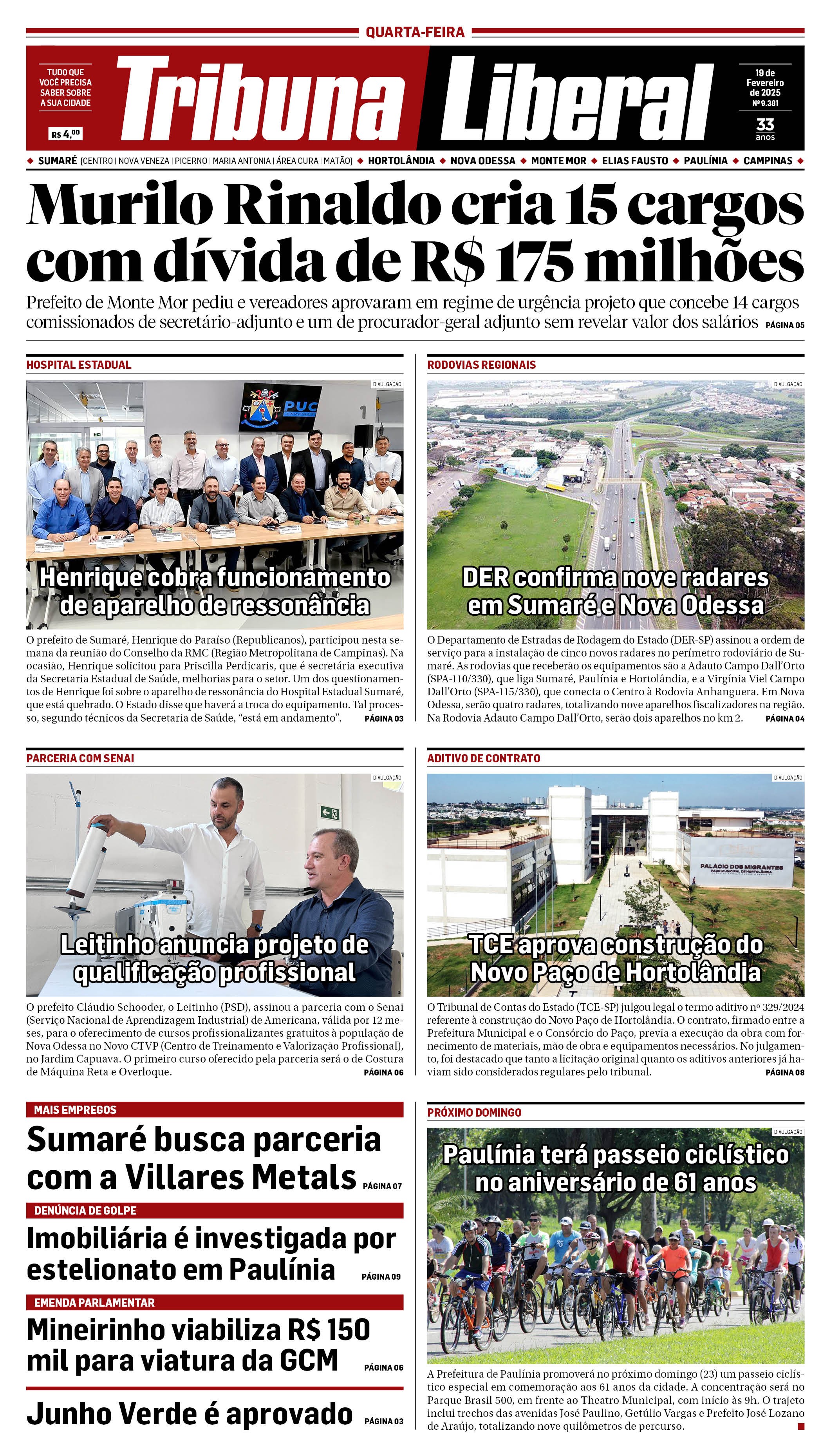 Edição de Quarta-Feira - 19-02-2025