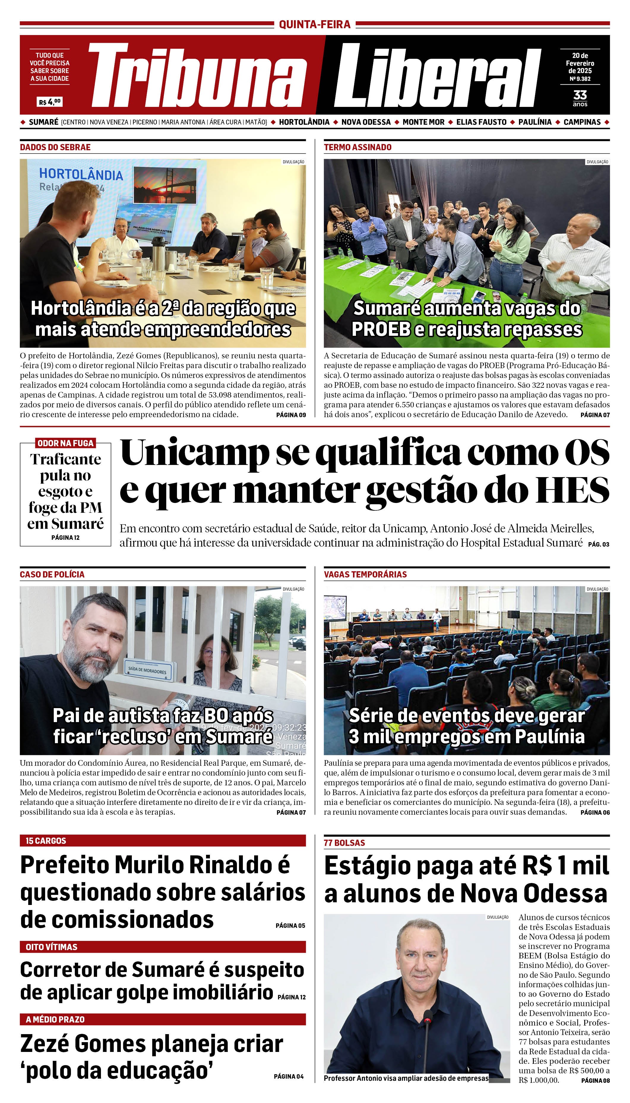 Edição de Quinta-Feira - 20-02-2025