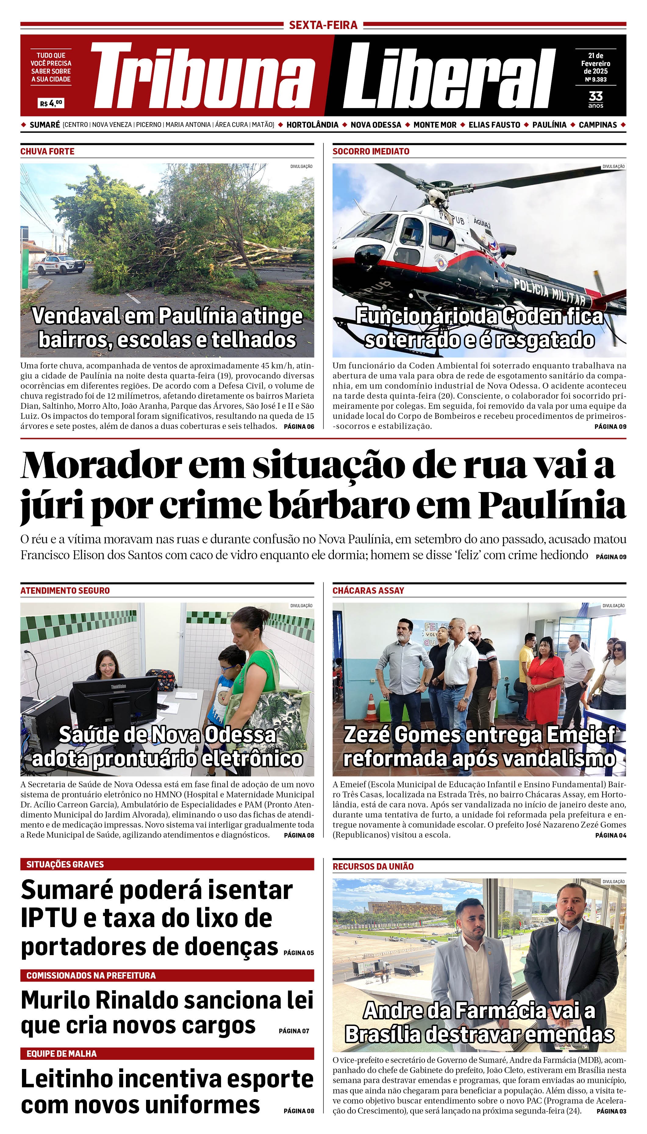 Edição de Sexta-Feira - 21-02-2025
