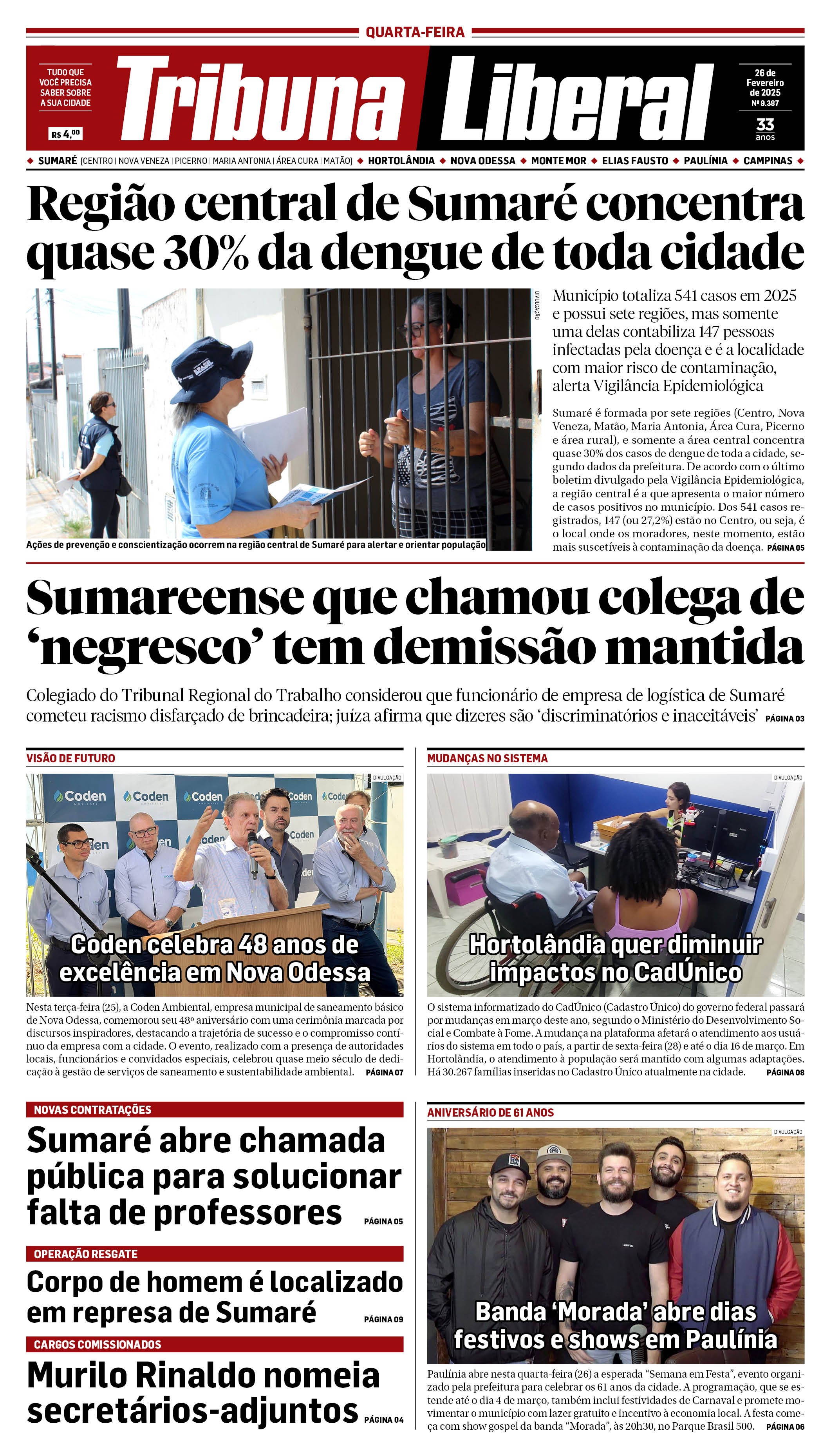 Edição de Quarta-Feira - 26-02-2025
