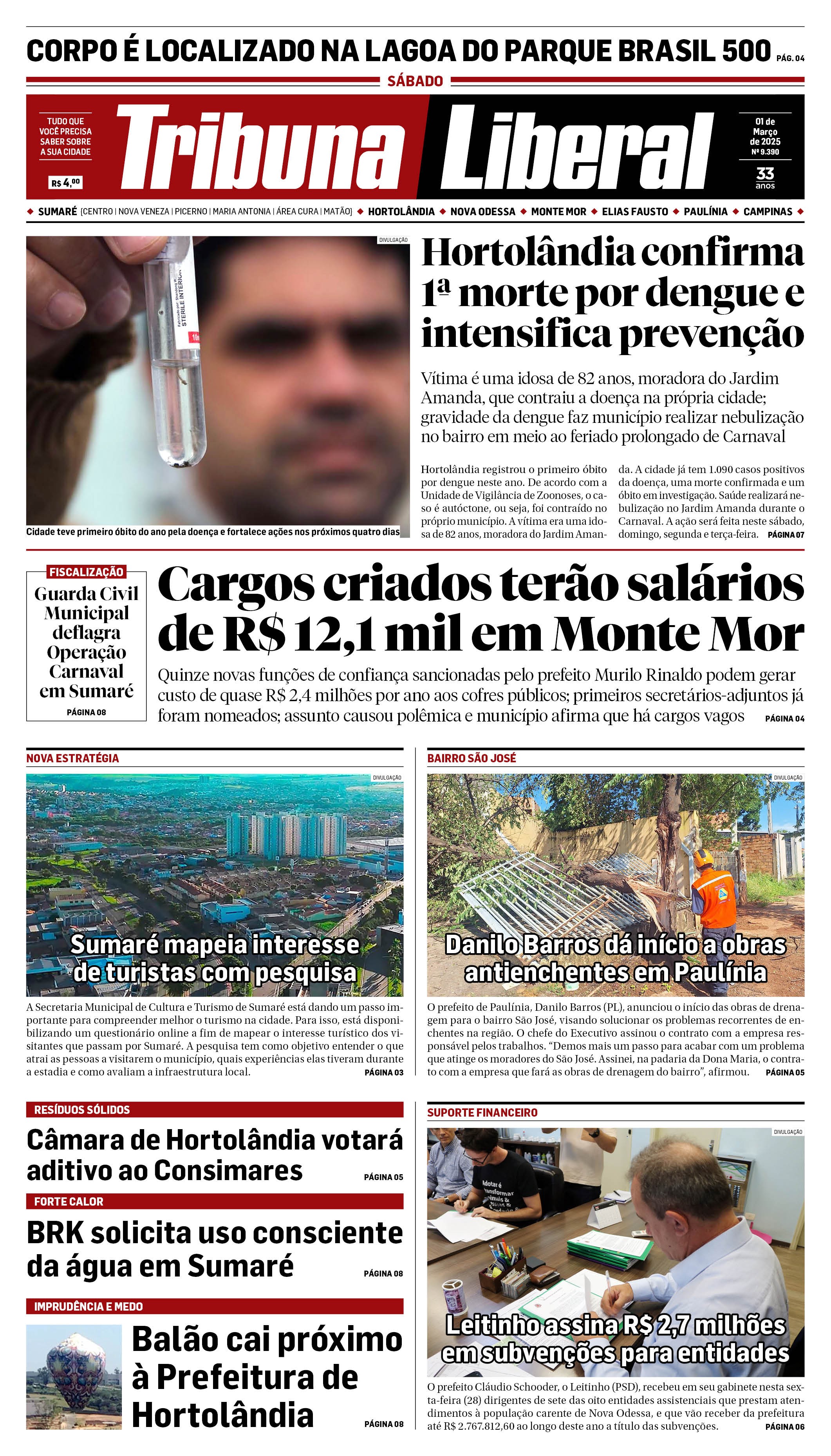 Edição de Sábado - 01-03-2025