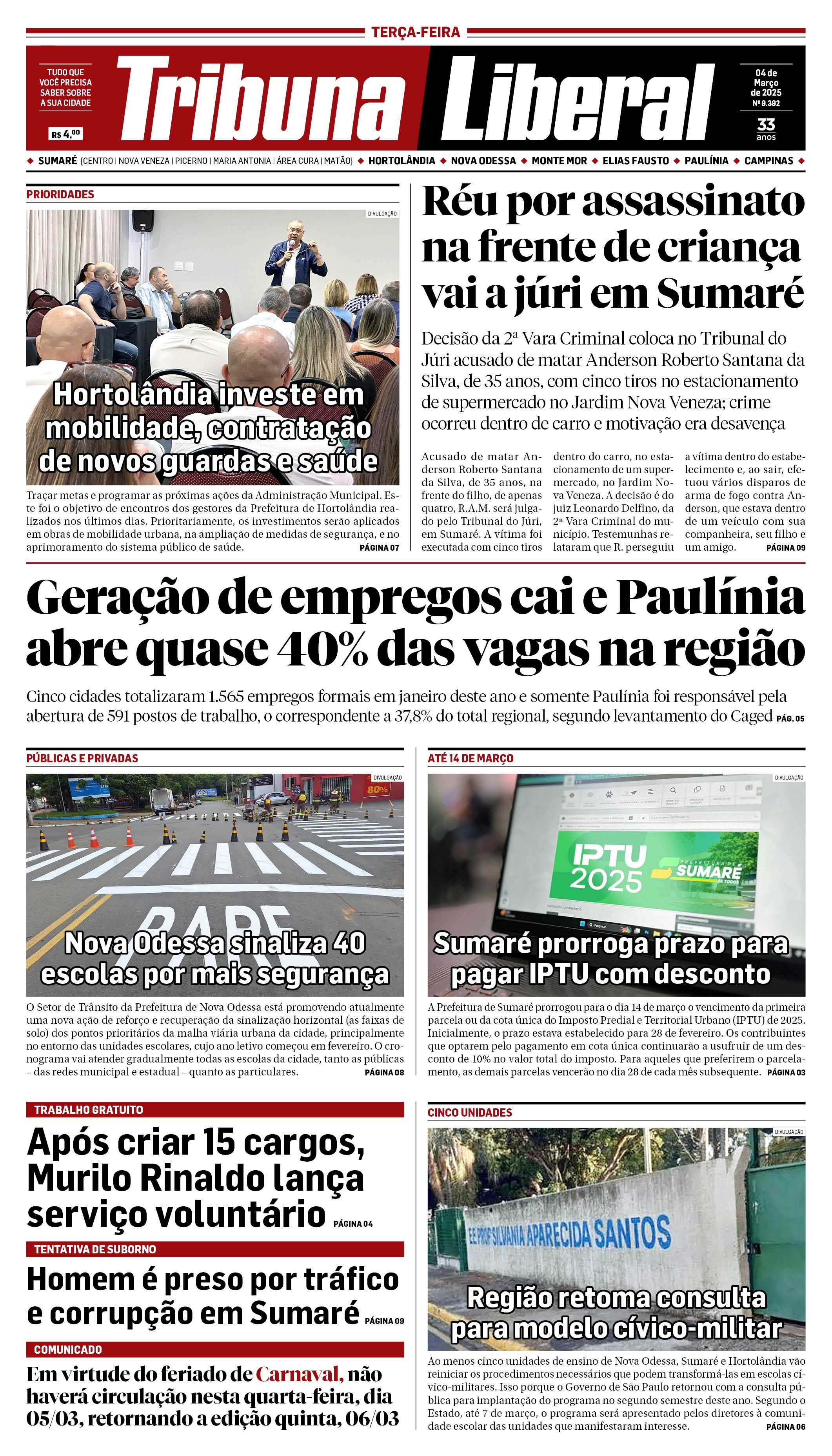 Edição de Terça-Feira - 04-03-2025