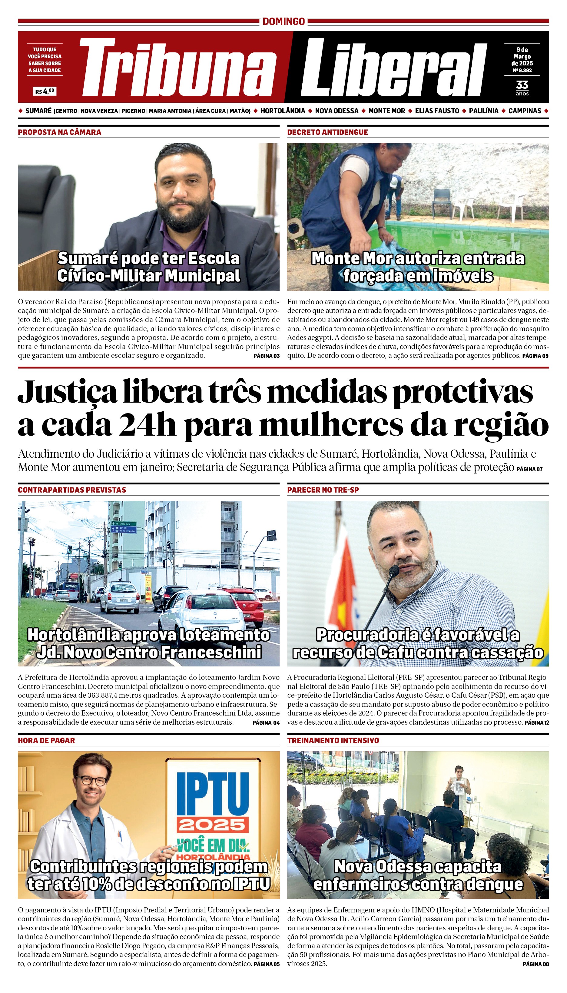 Edição de Domingo - 09-03-2025