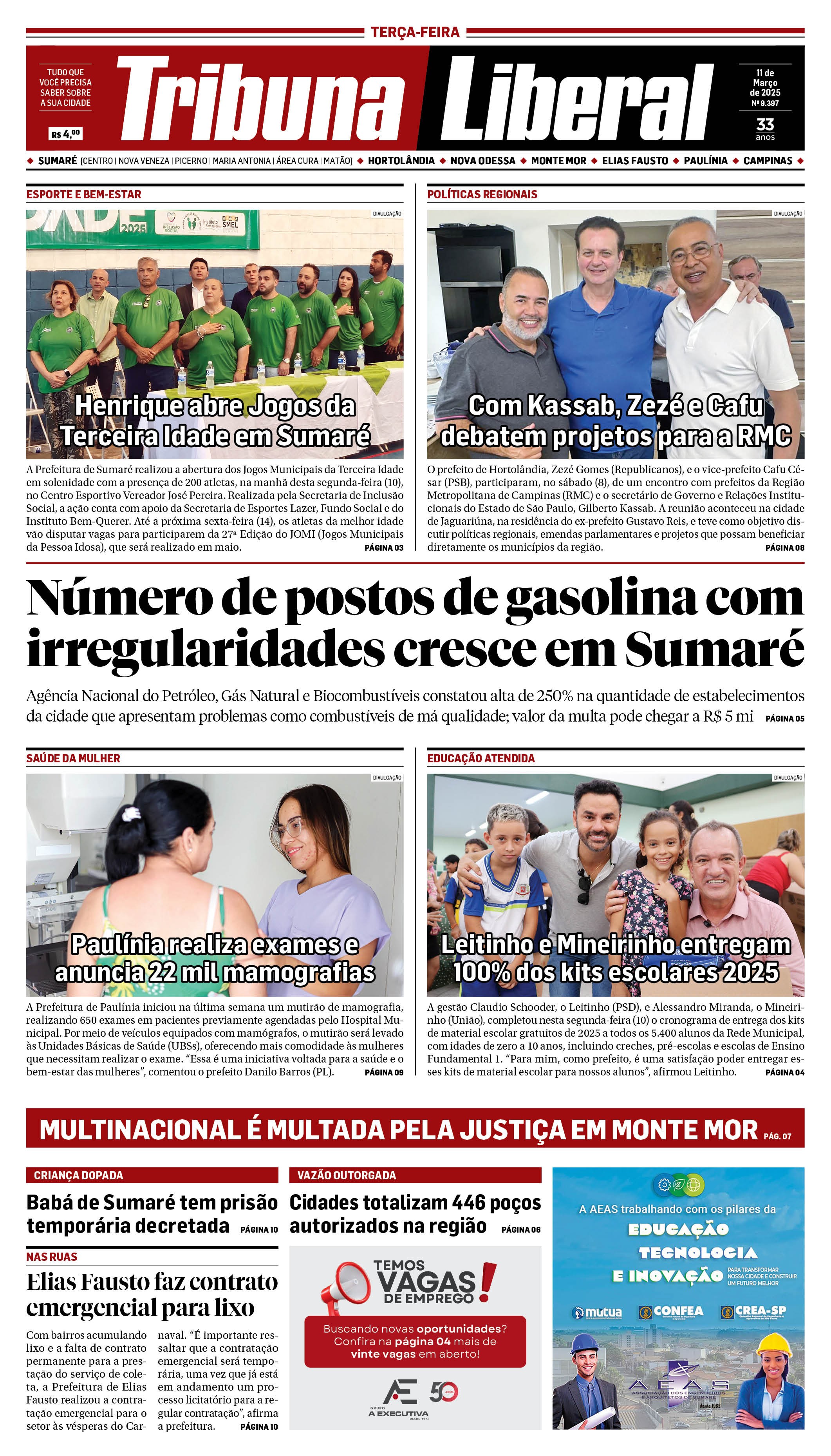 Edição de Terça-Feira - 11-03-2025