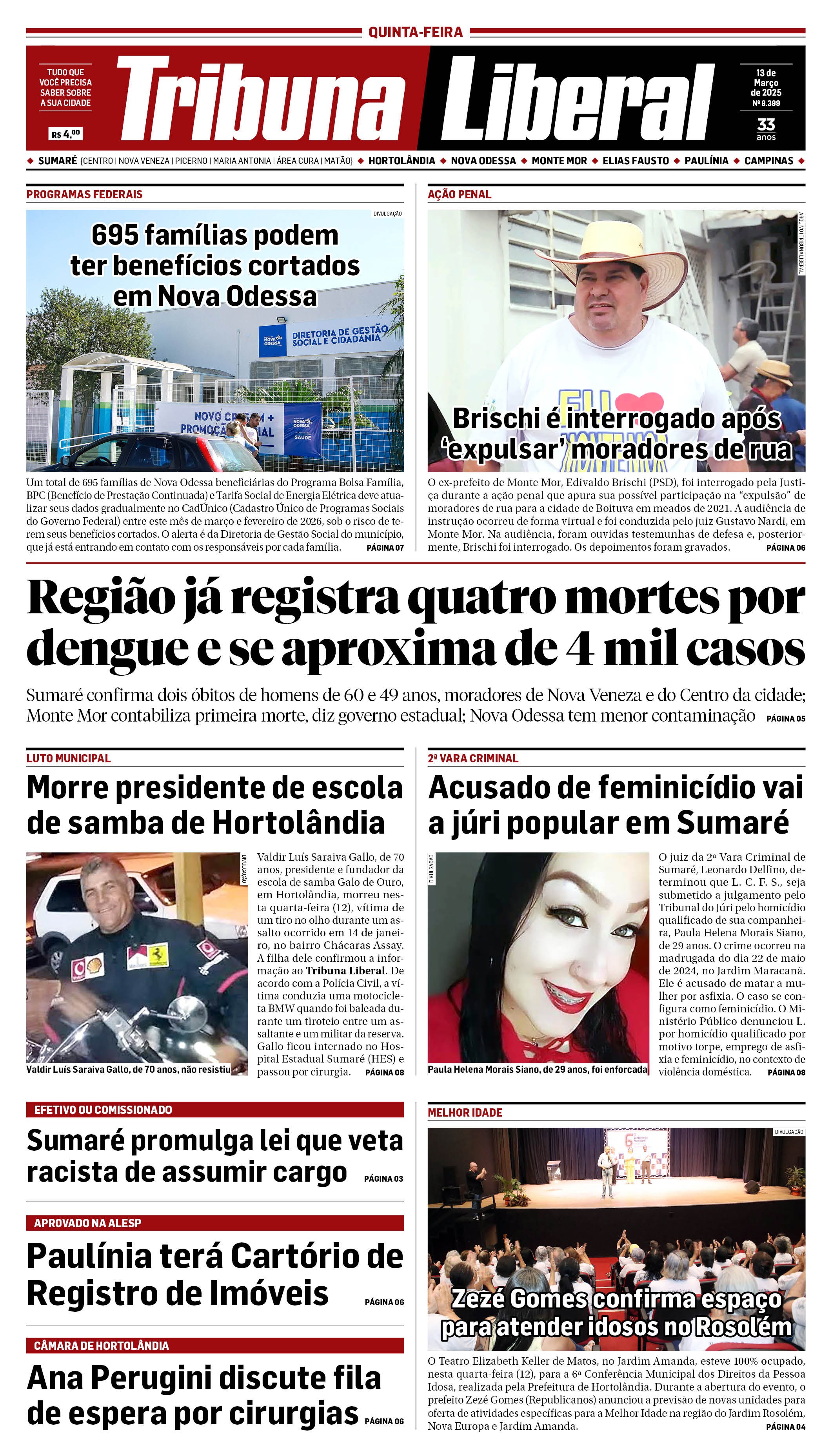 Edição de Quinta-Feira - 13-03-2025