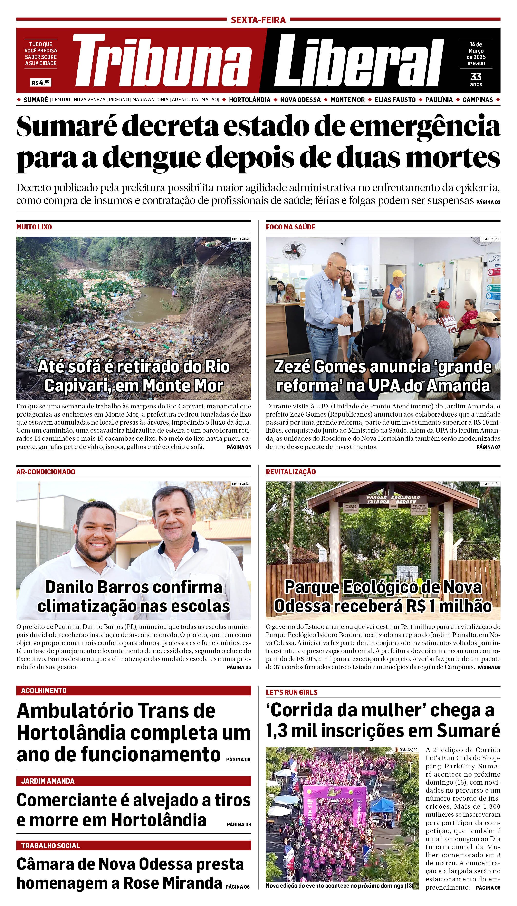Edição de Sexta-Feira - 14-03-2025