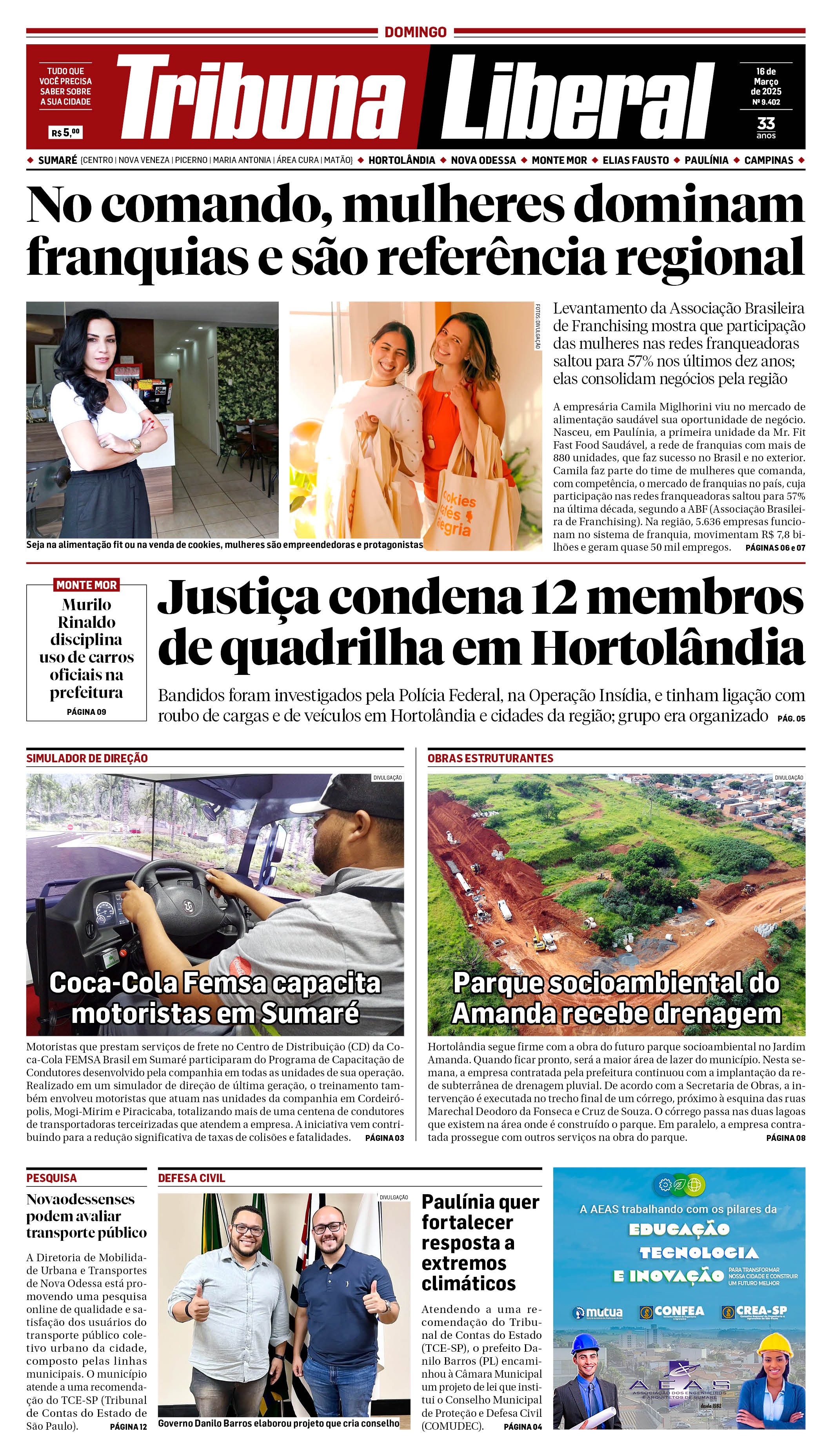 Edição de Domingo - 16-03-2025