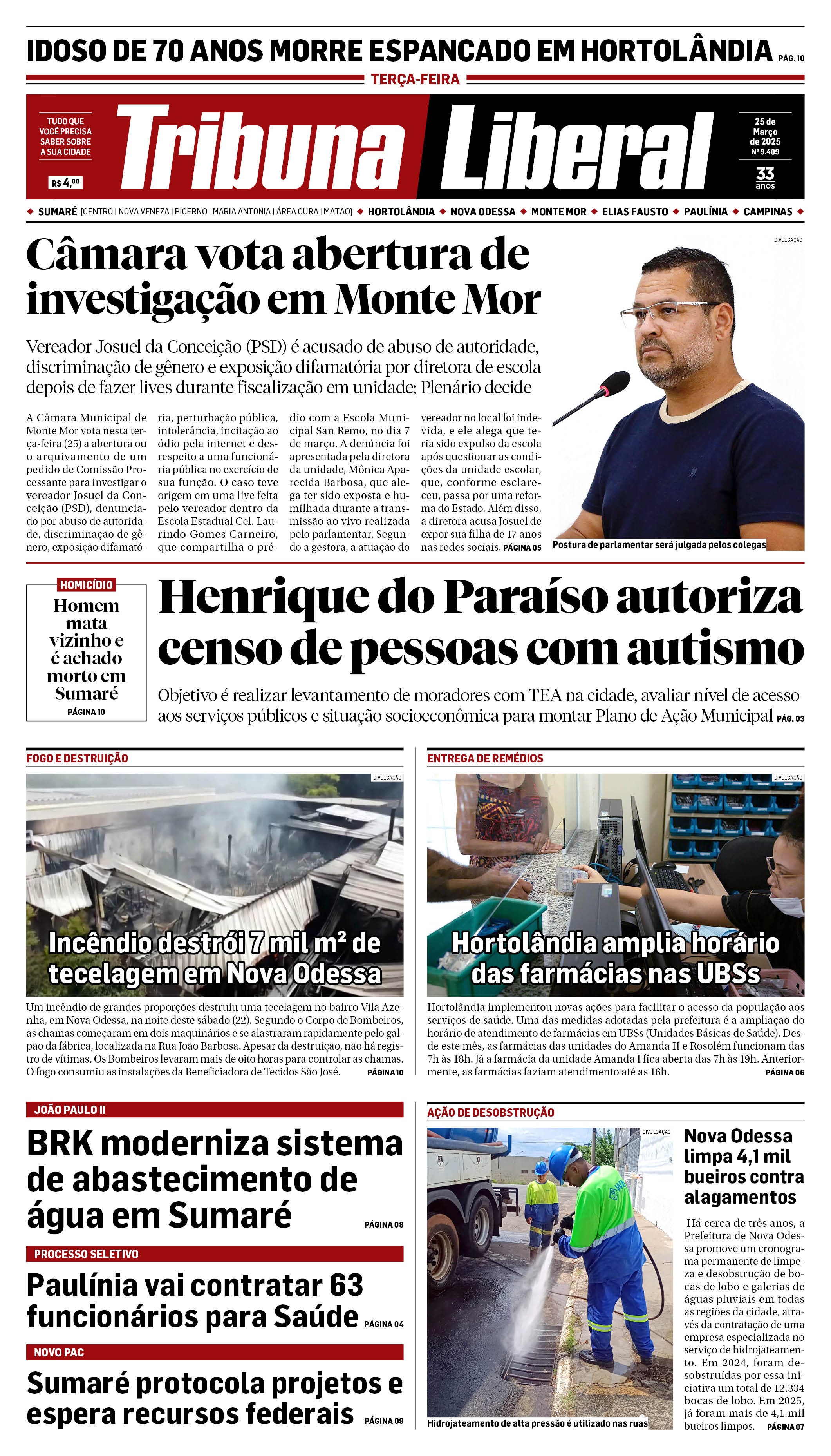 Edição de Terça-Feira - 25-03-2025