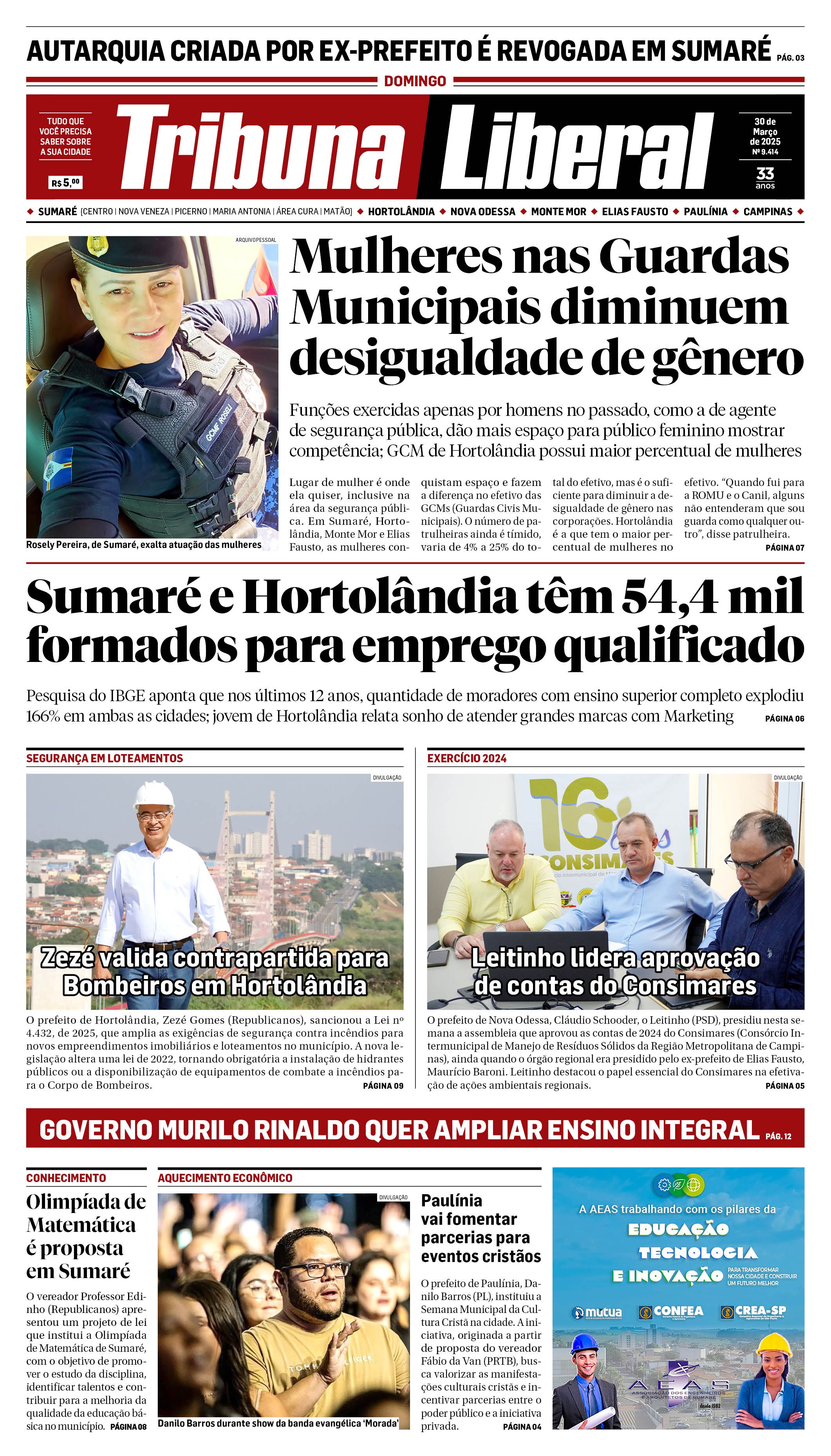 Edição de Domingo - 30-03-2025