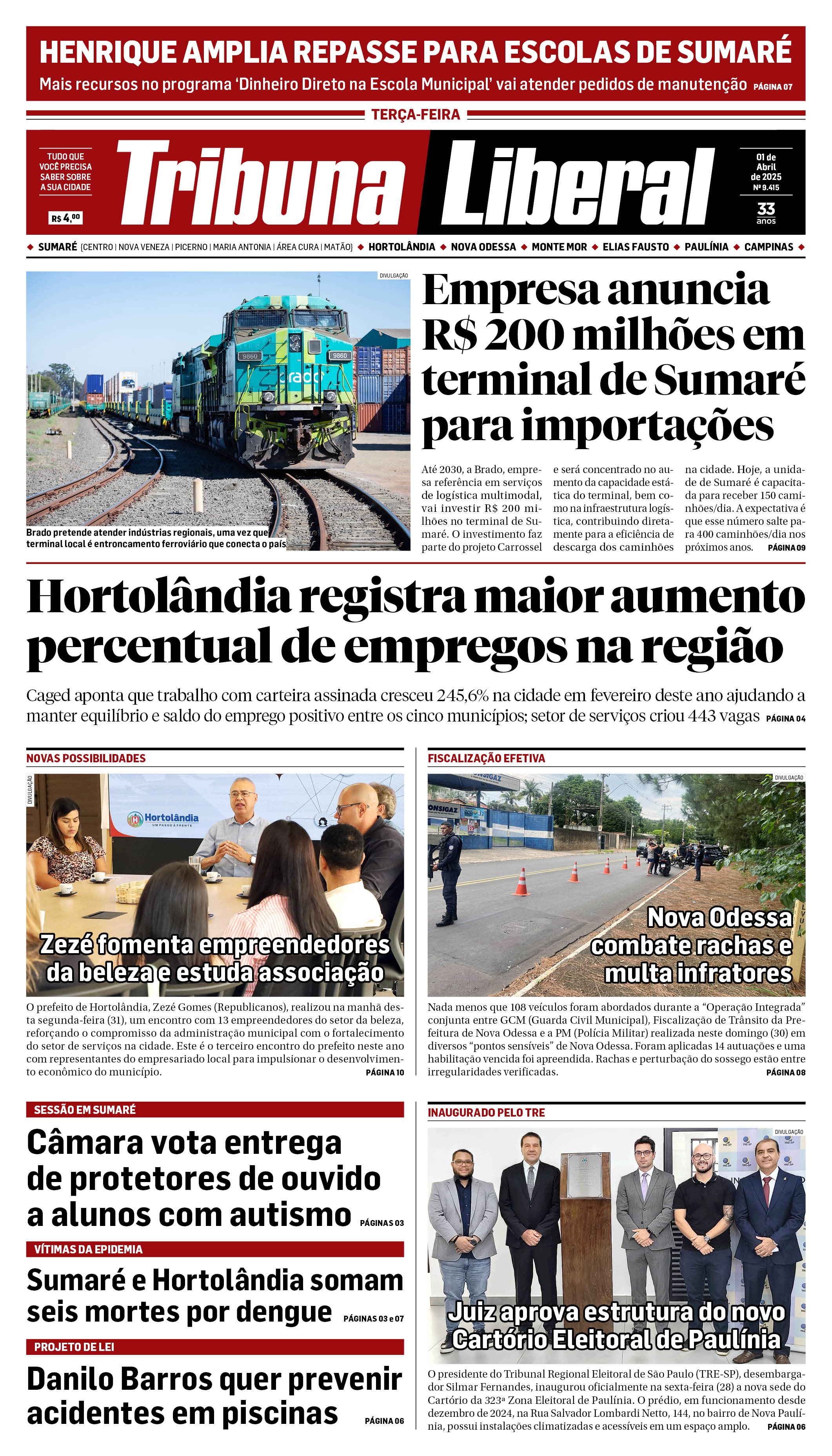 Edição de Terça-Feira - 01-04-2025