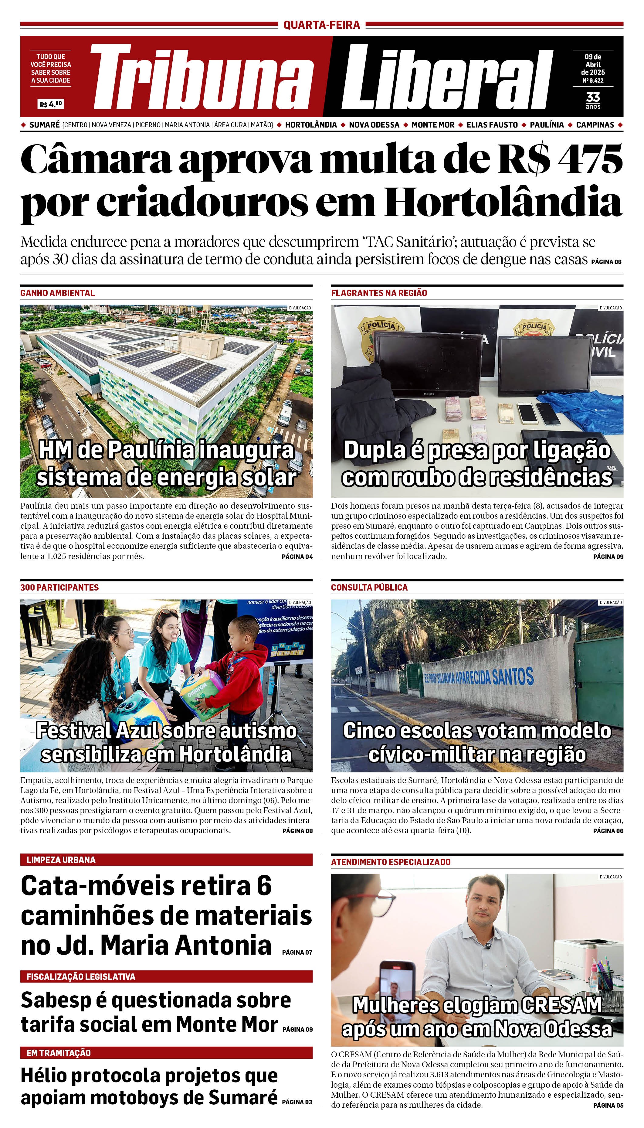 Edição de Quarta-Feira - 09-04-2025