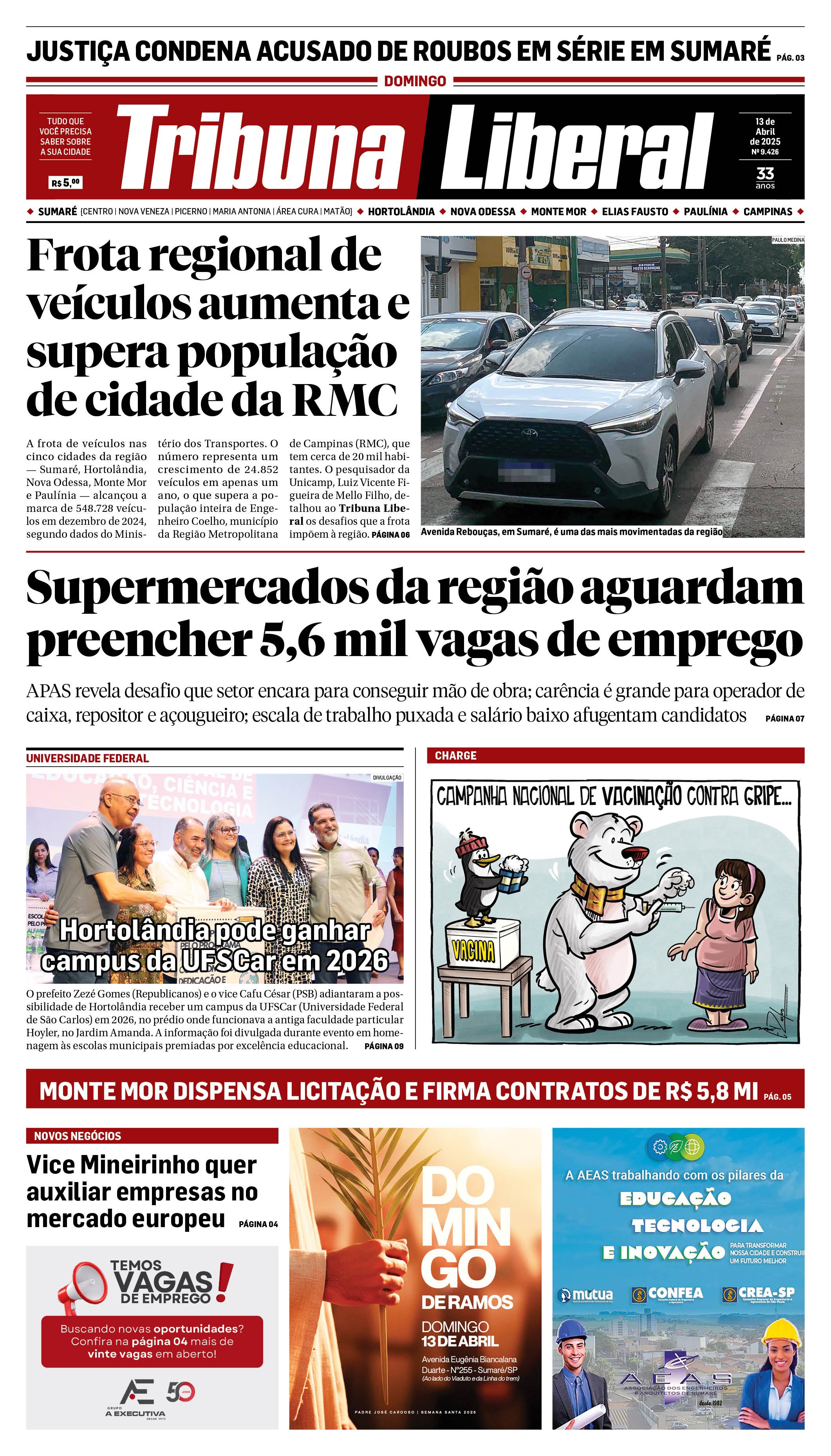 Edição de Domingo - 13-04-2025