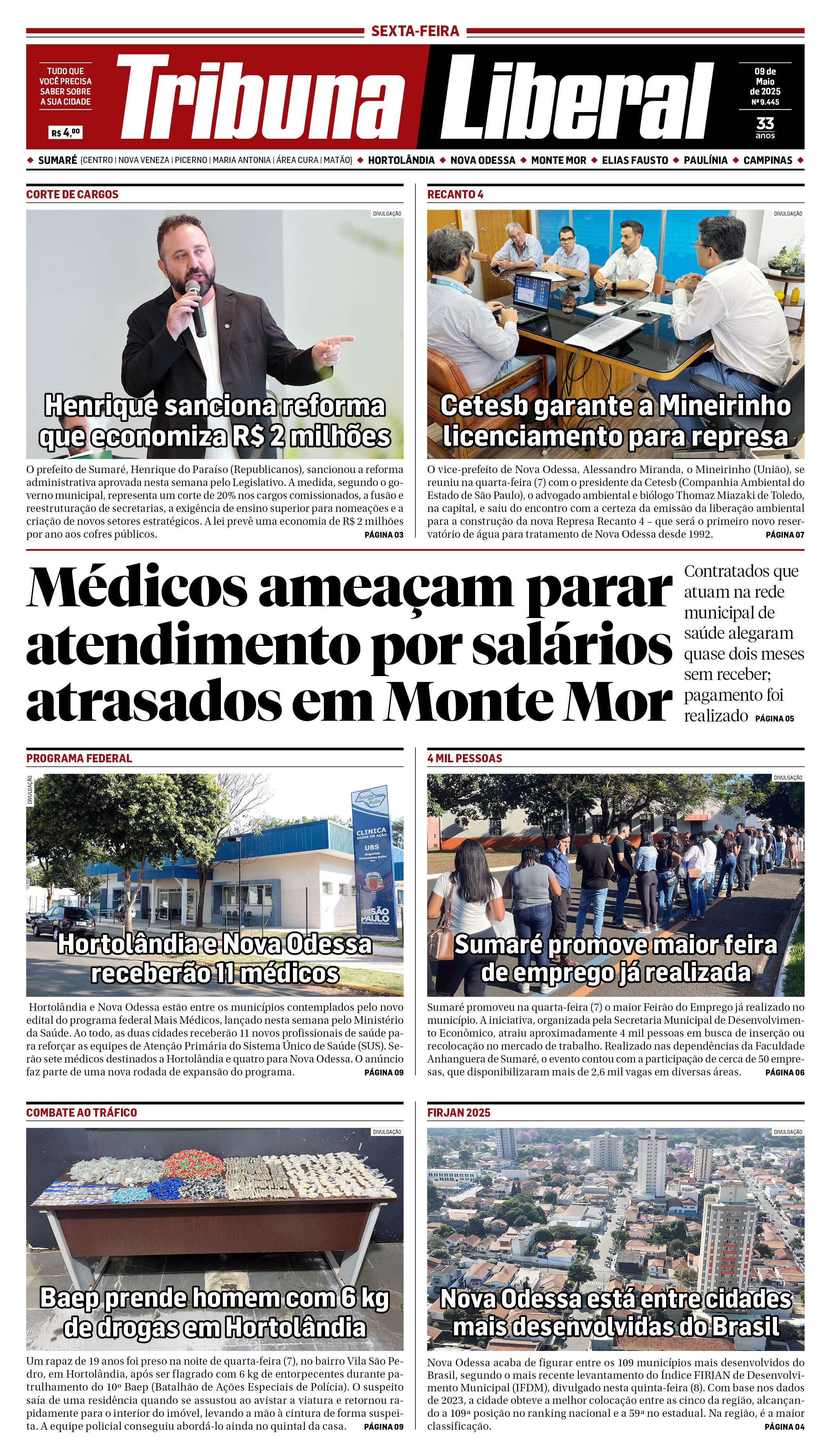 Edição de Sexta-Feira - 09-05-2025