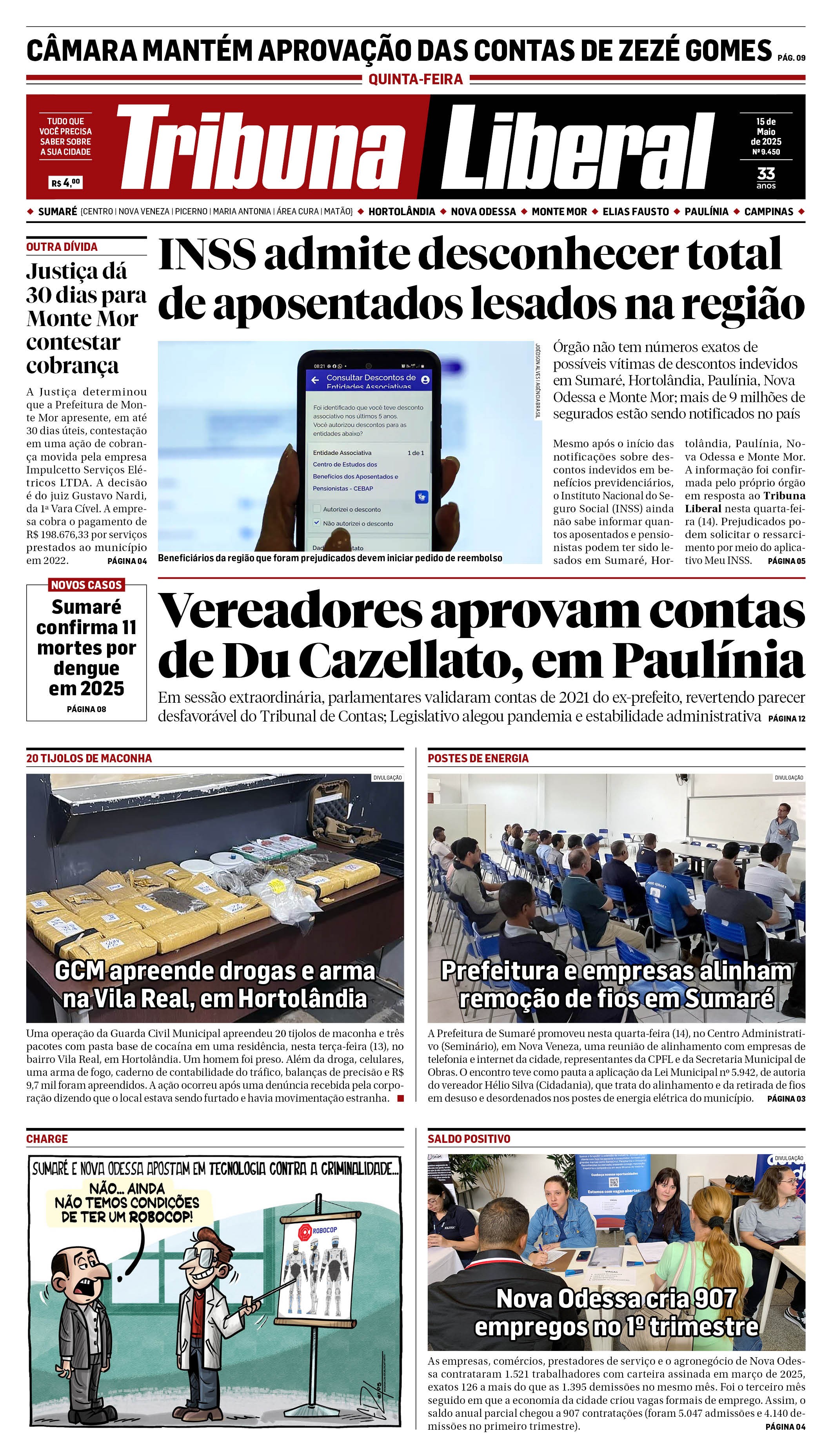 Edição de Quinta-Feira - 15-05-2025