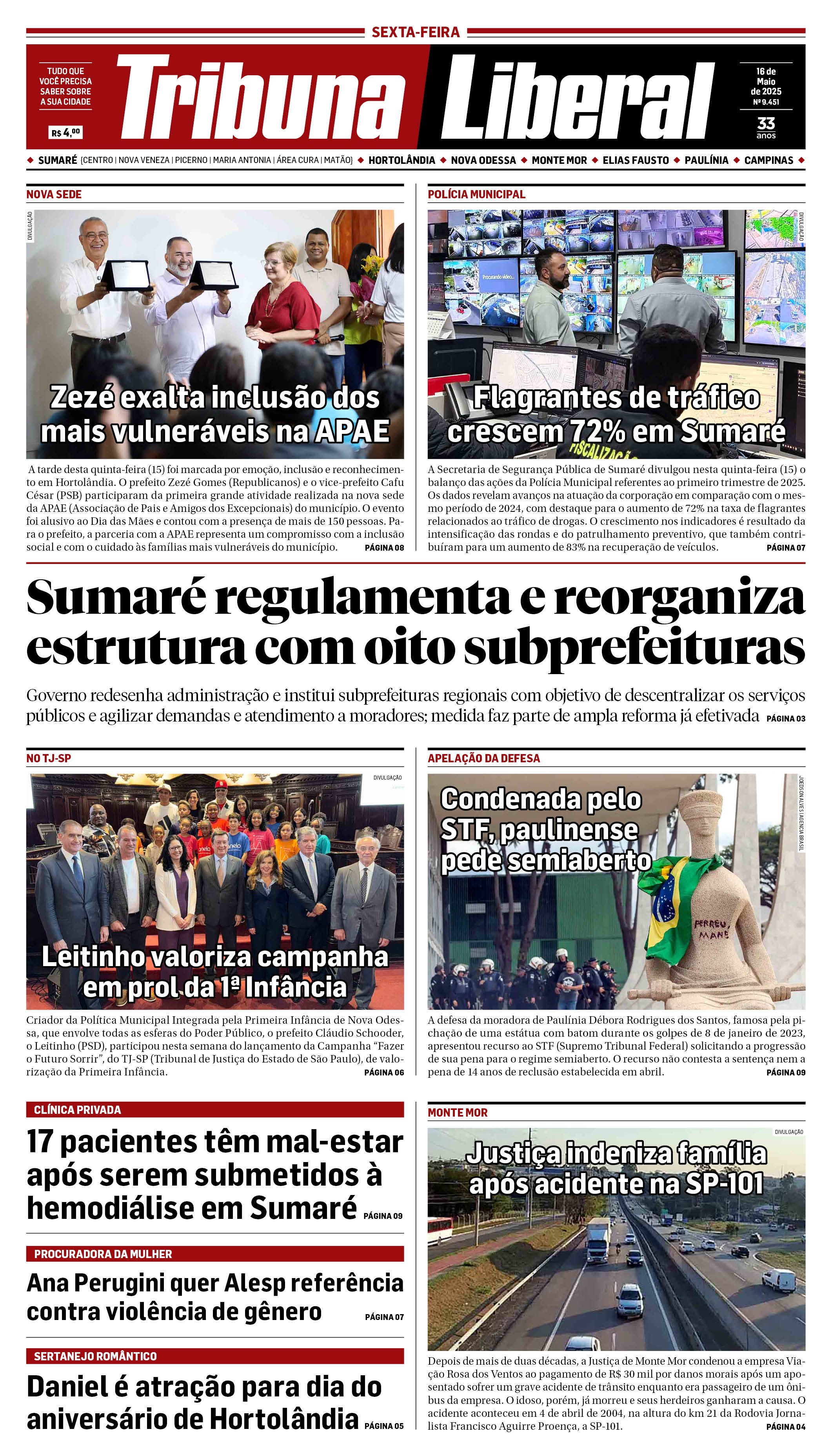Edição de Sexta-Feira - 16-05-2025