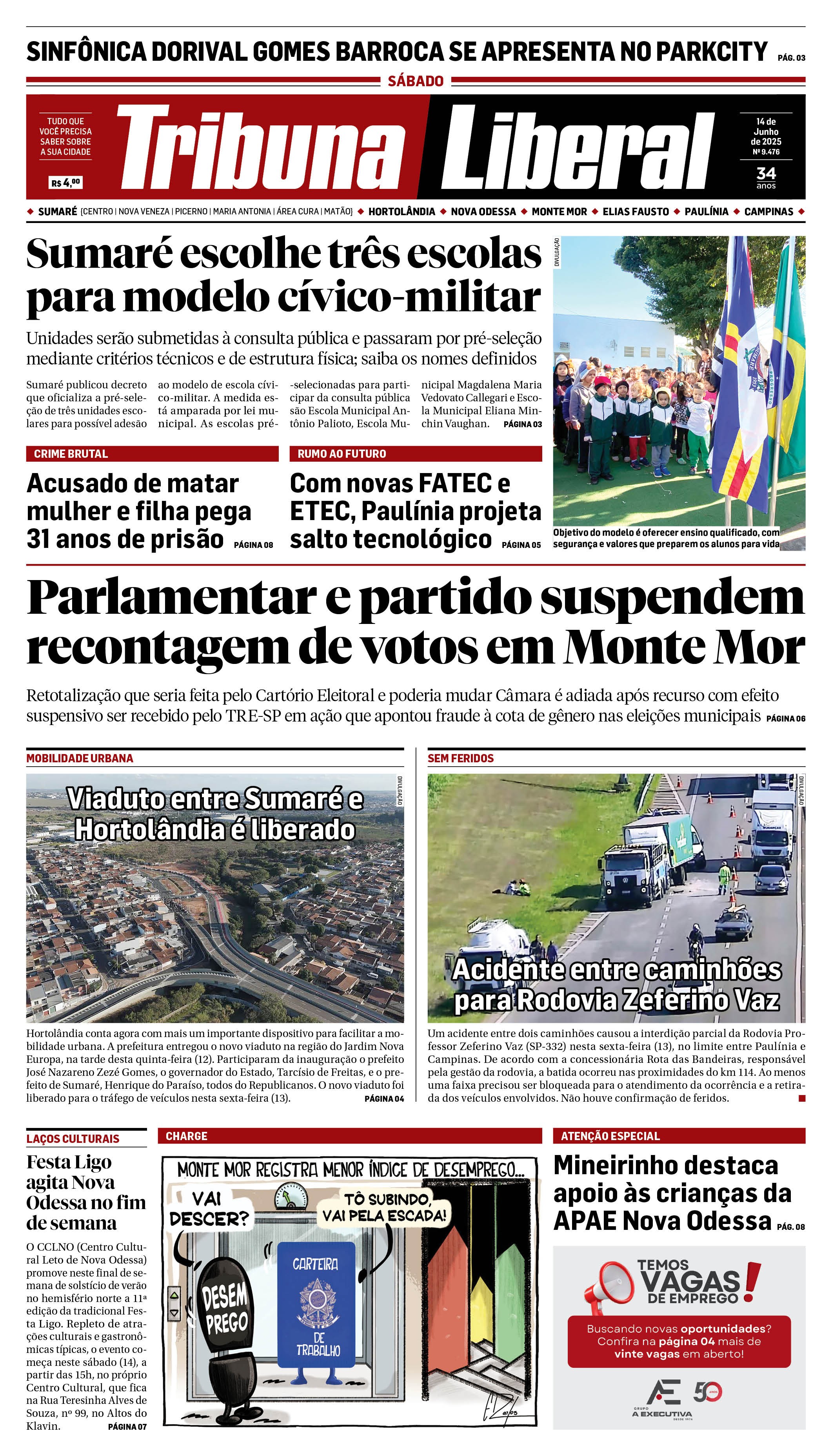 Edição de Sábado - 14-06-2025