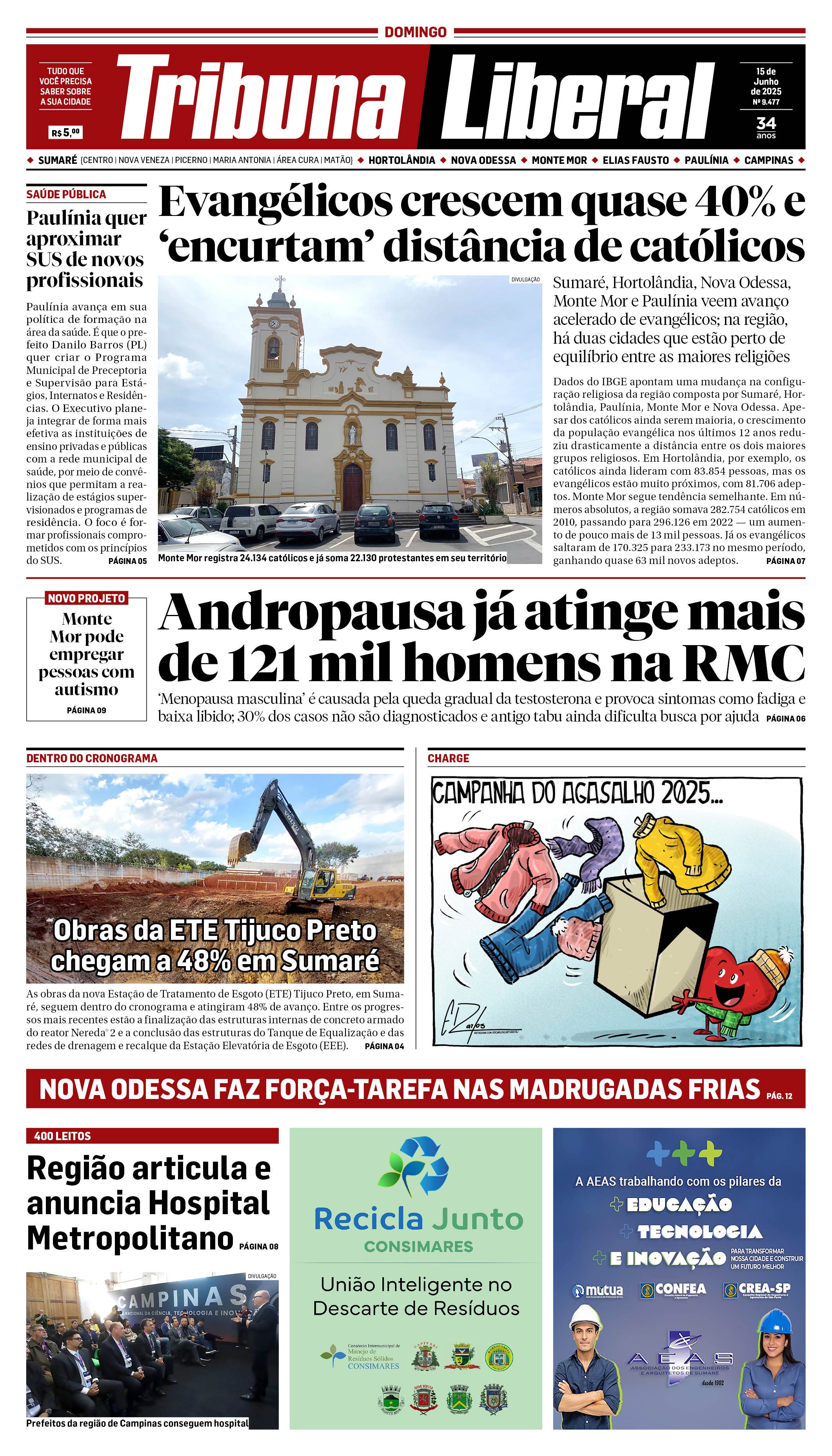 Edição de Domingo - 15-06-2025