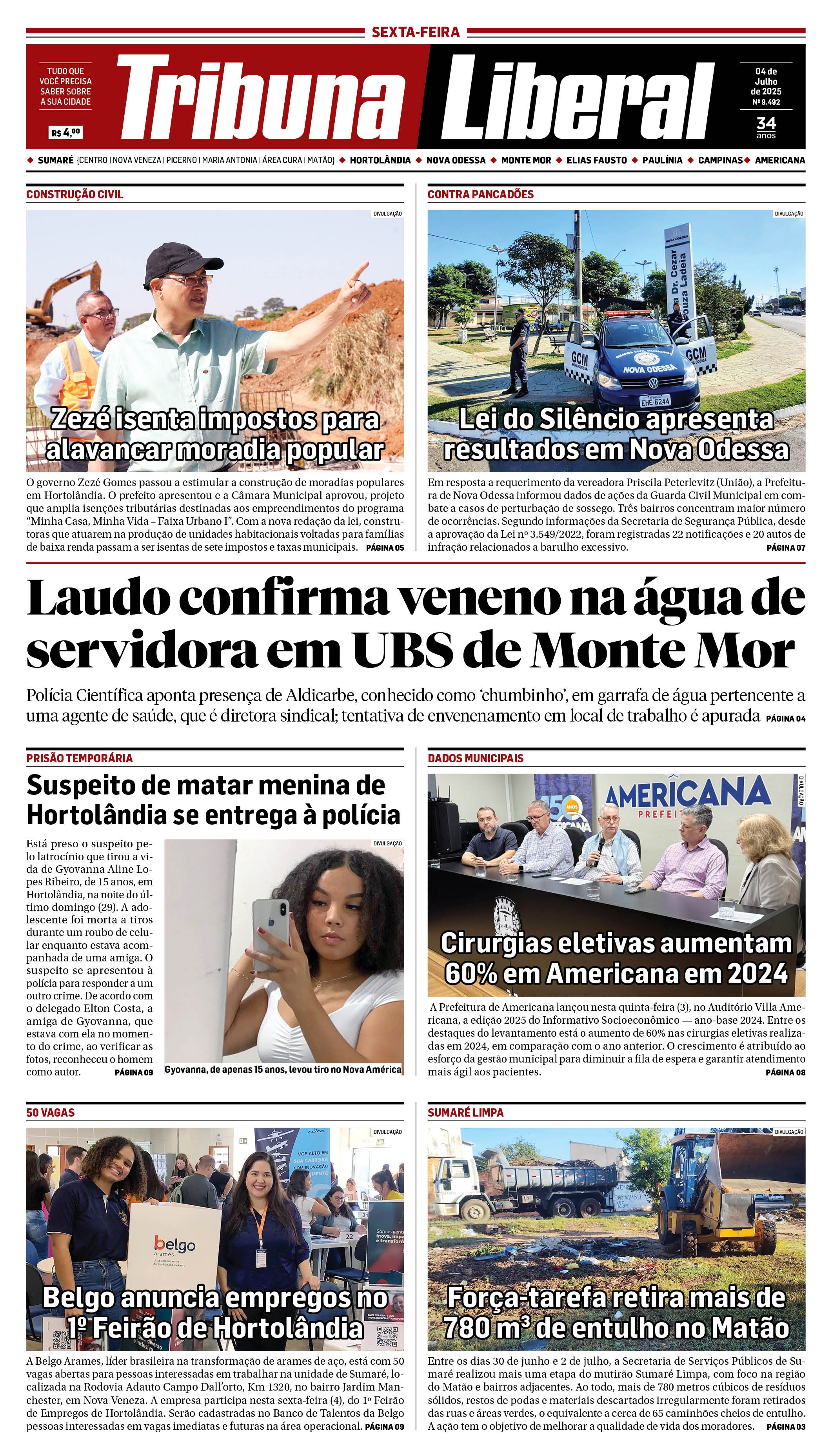 Edição de Sexta-Feira - 04-07-2025