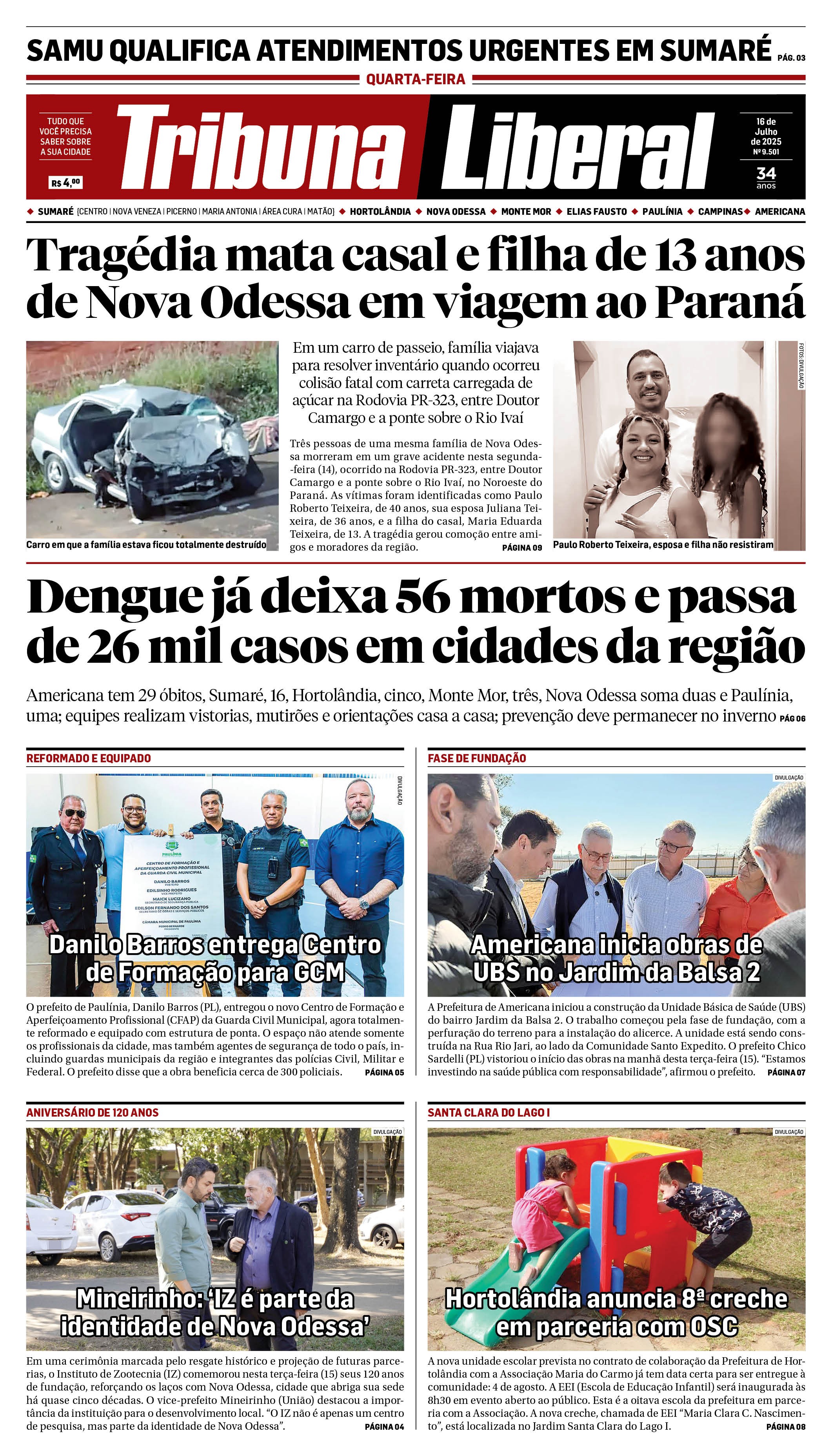 Edição de Quarta-Feira - 16-07-2025