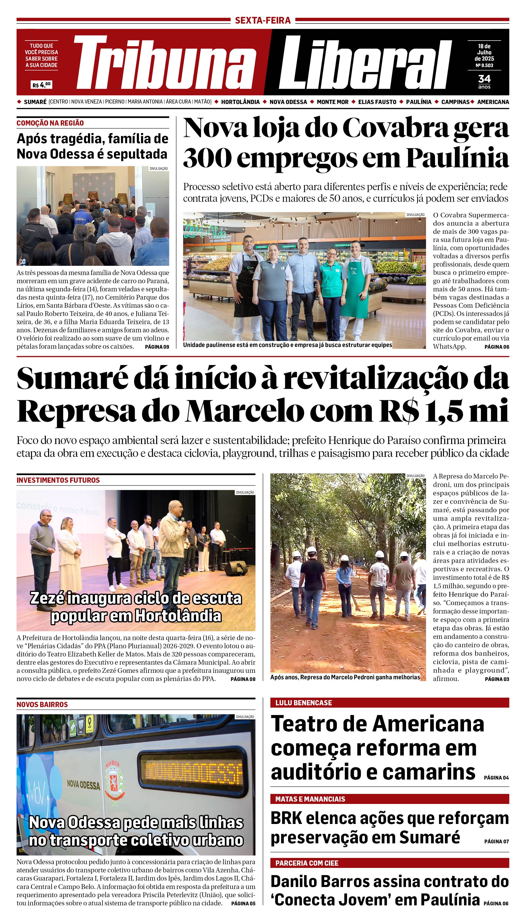 Edição de Sexta-Feira - 18-07-2025