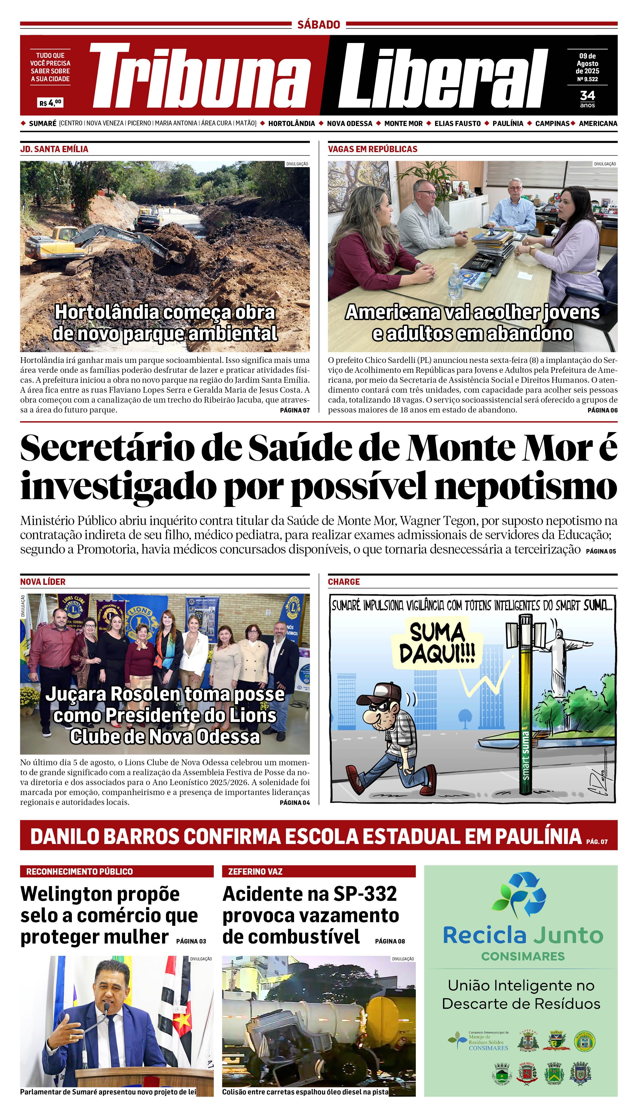 Edição de Sábado - 09-08-2025