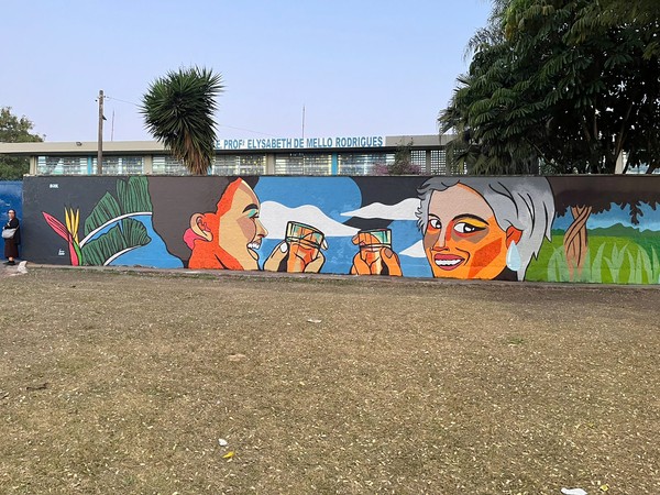 Ação da BRK transforma muro cinza em consciência ambiental em Sumaré