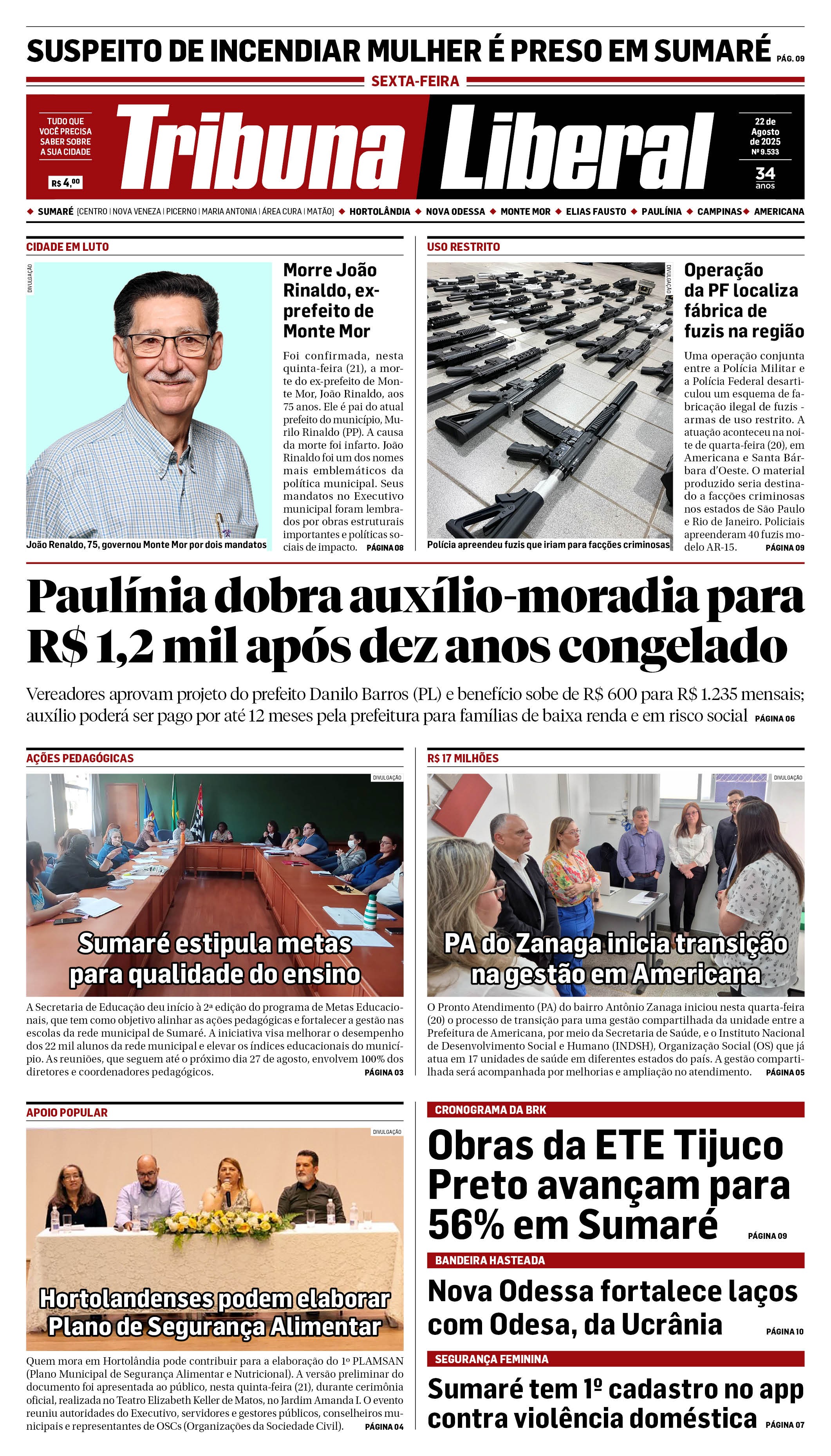 Edição de Sexta-Feira - 22-08-2025