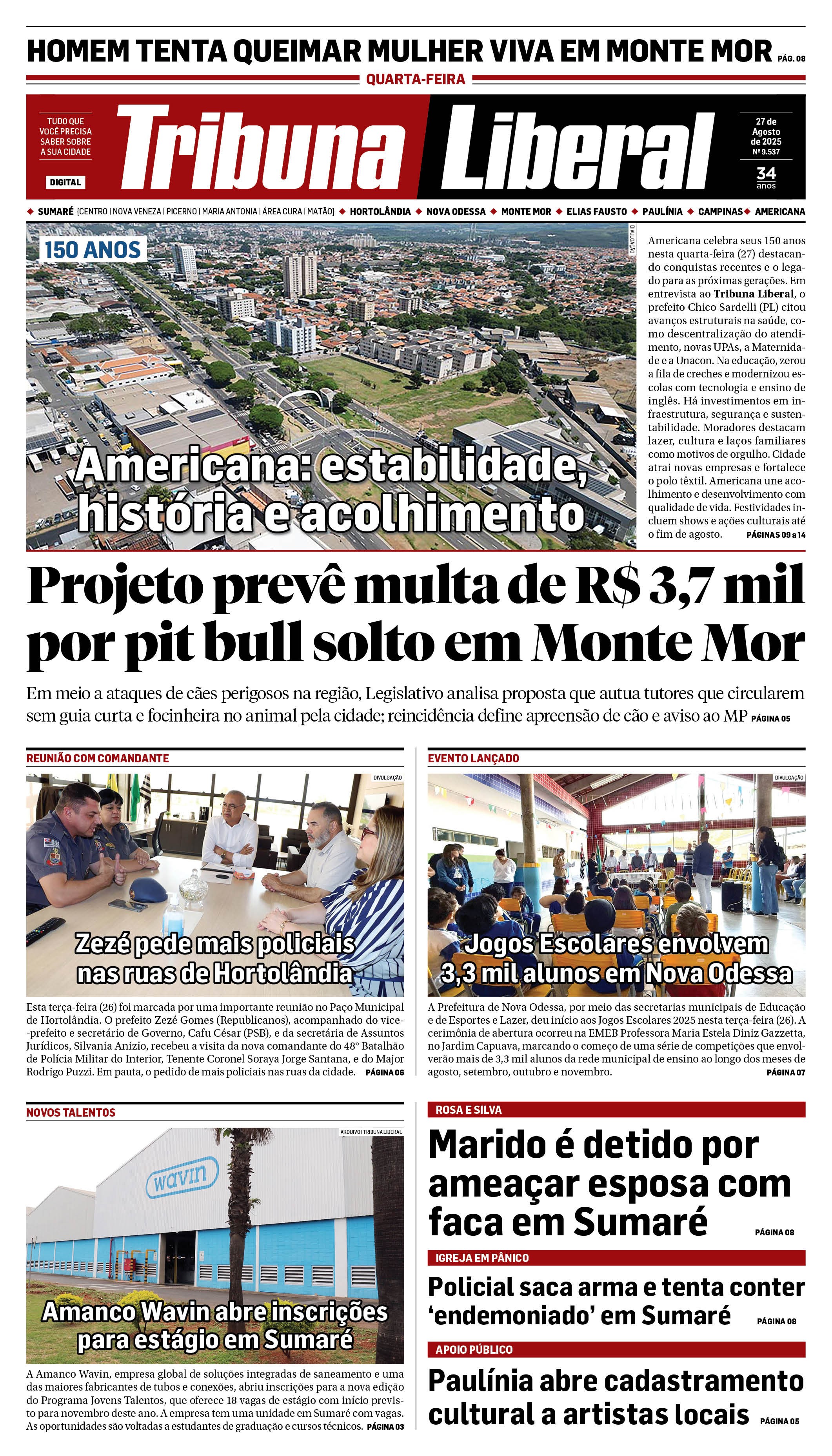 Edição de Quarta-Feira - 27-08-2025