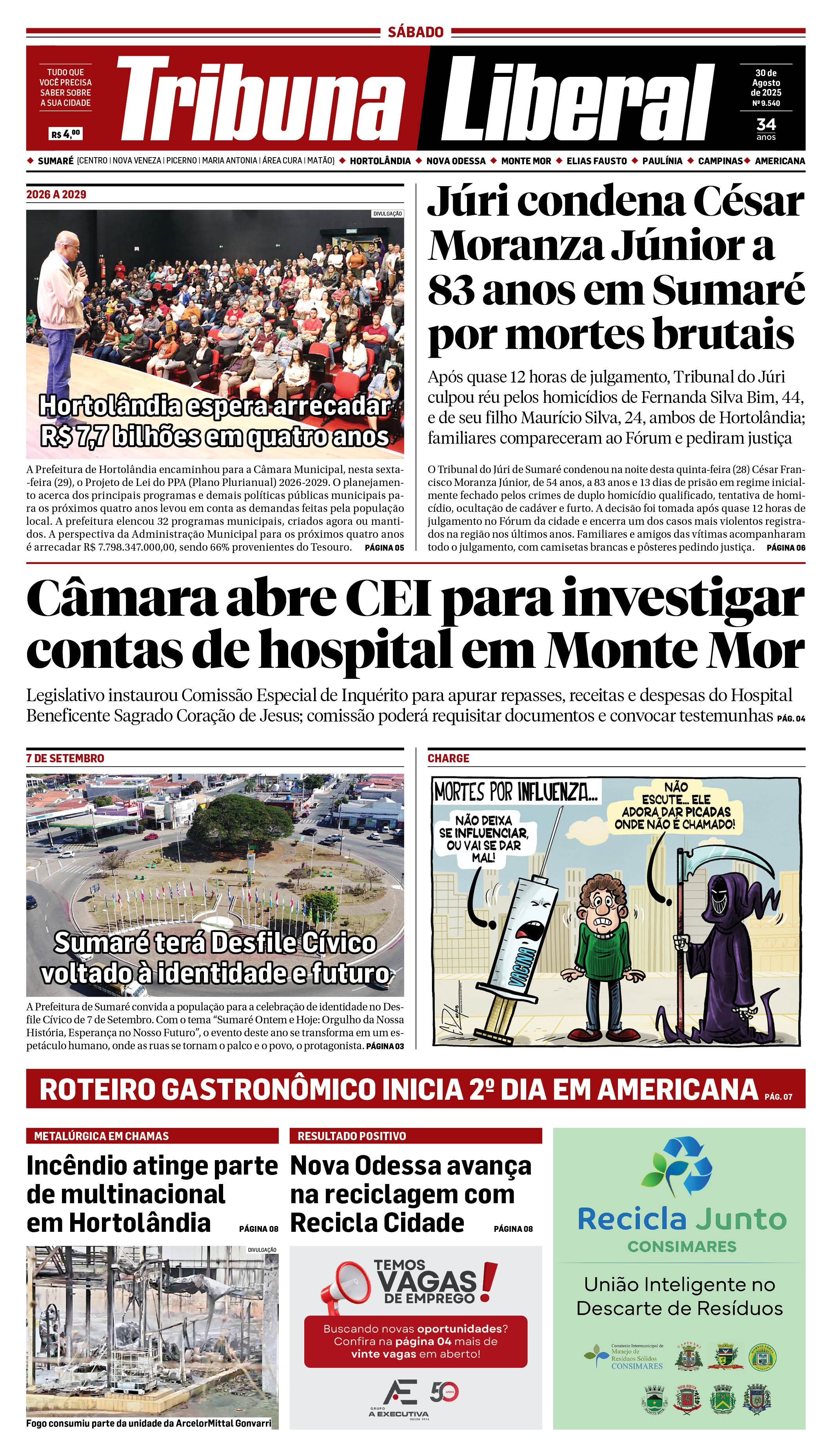 Edição de Sábado - 30-08-2025