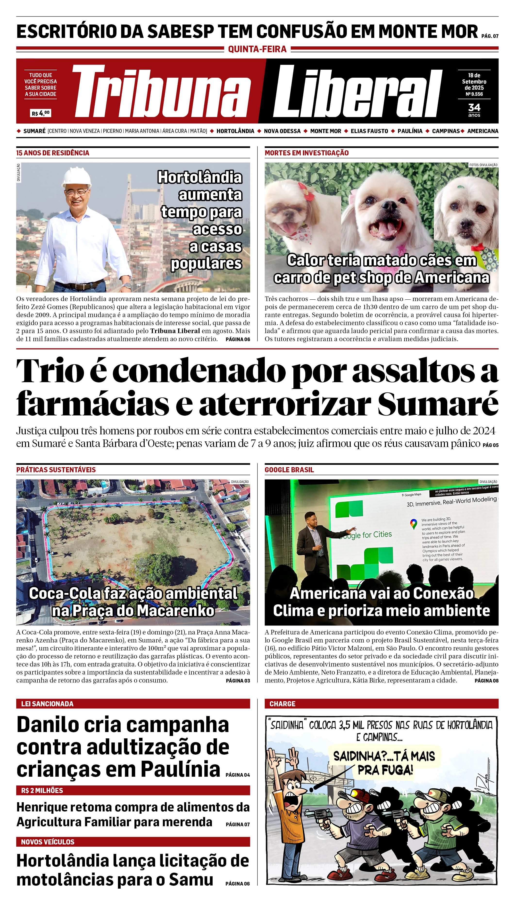 Edição de Quinta-Feira - 18-09-2025