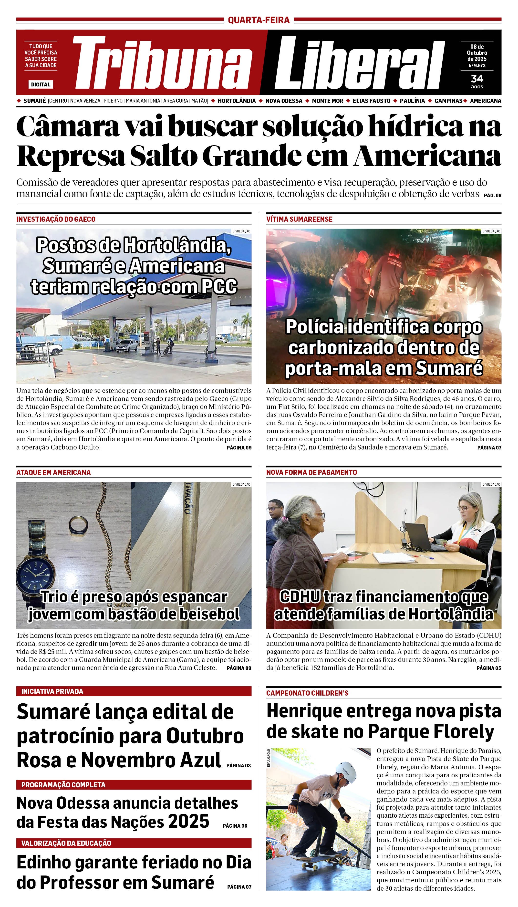 Edição de Quarta-Feira - 08-10-2025