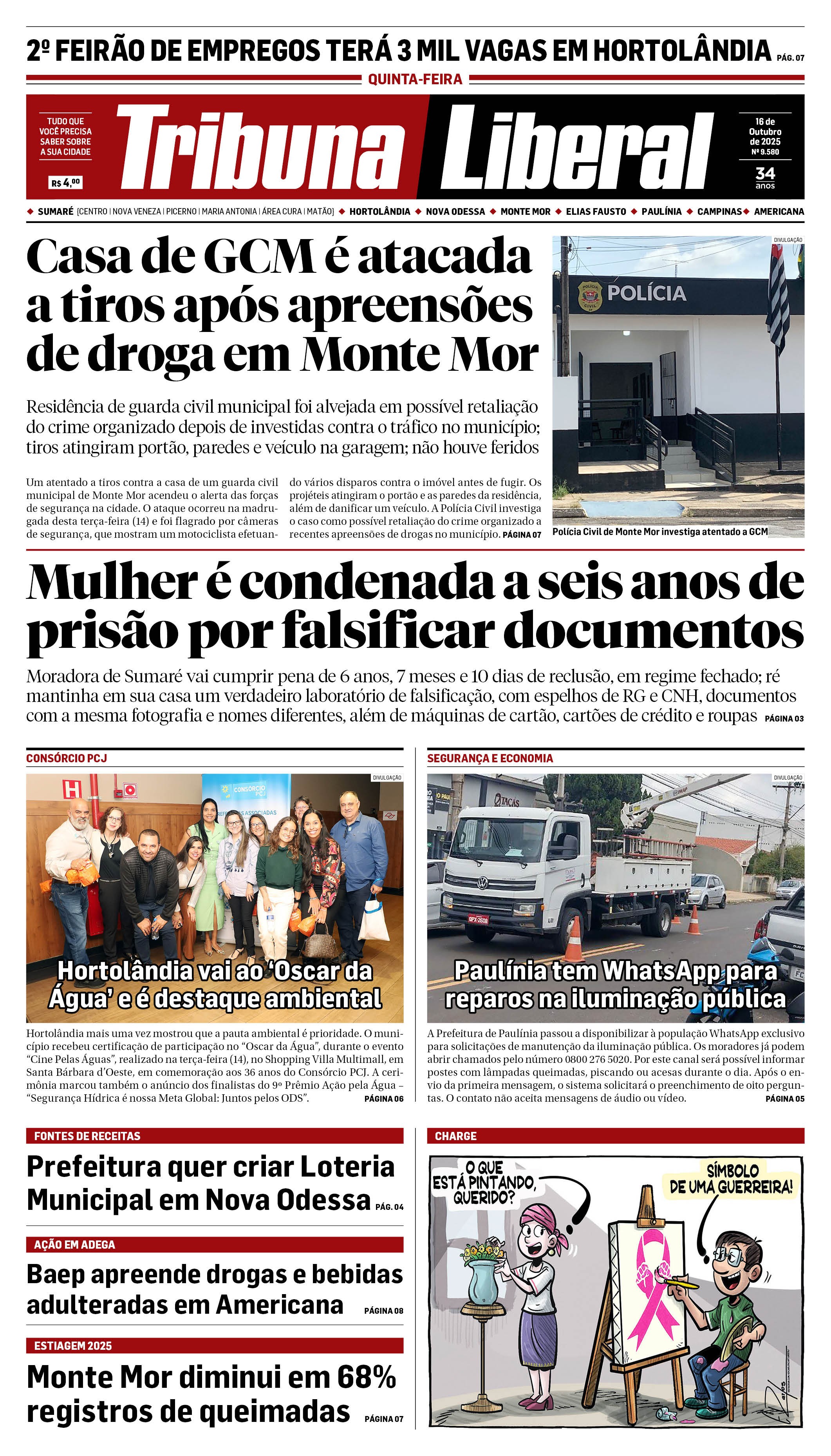 Edição de Quinta-Feira - 16-10-2025