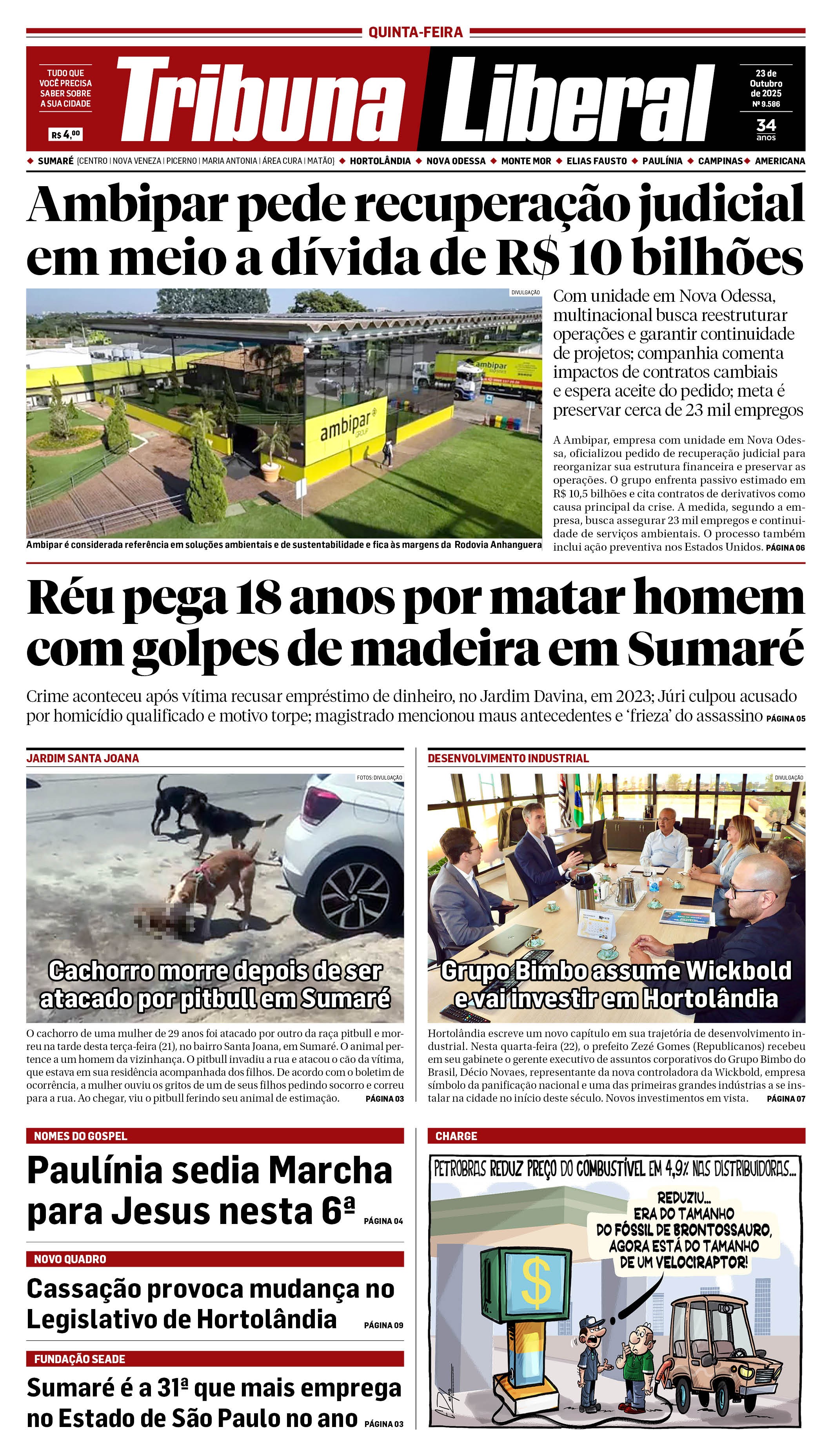 Edição de Quinta-Feira - 23-10-2025