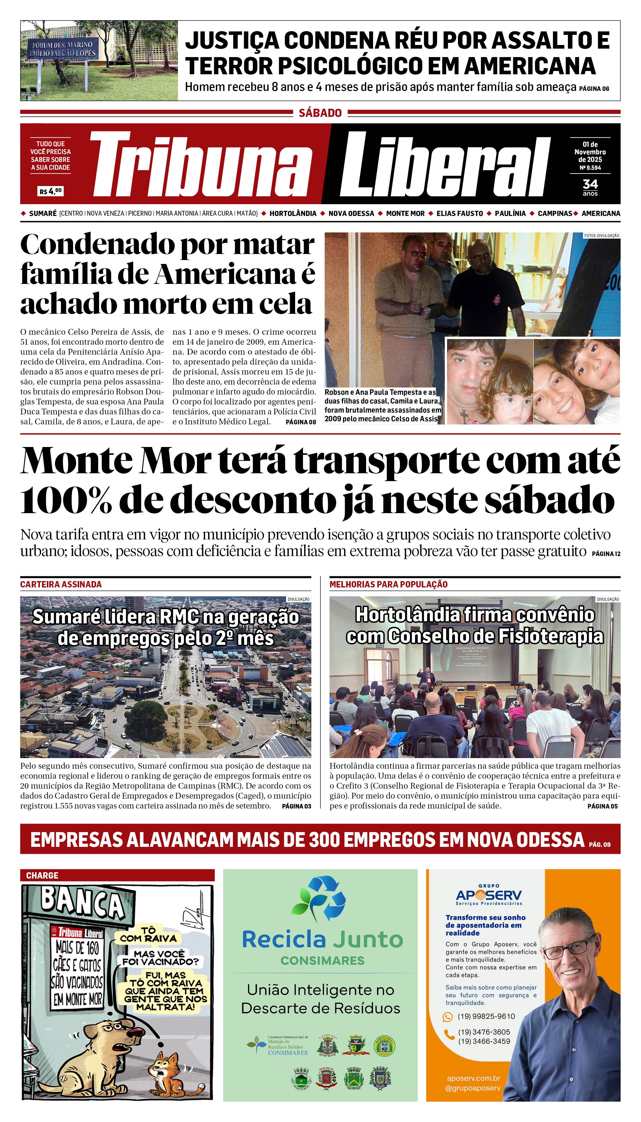 Edição de Sábado - 01-11-2025