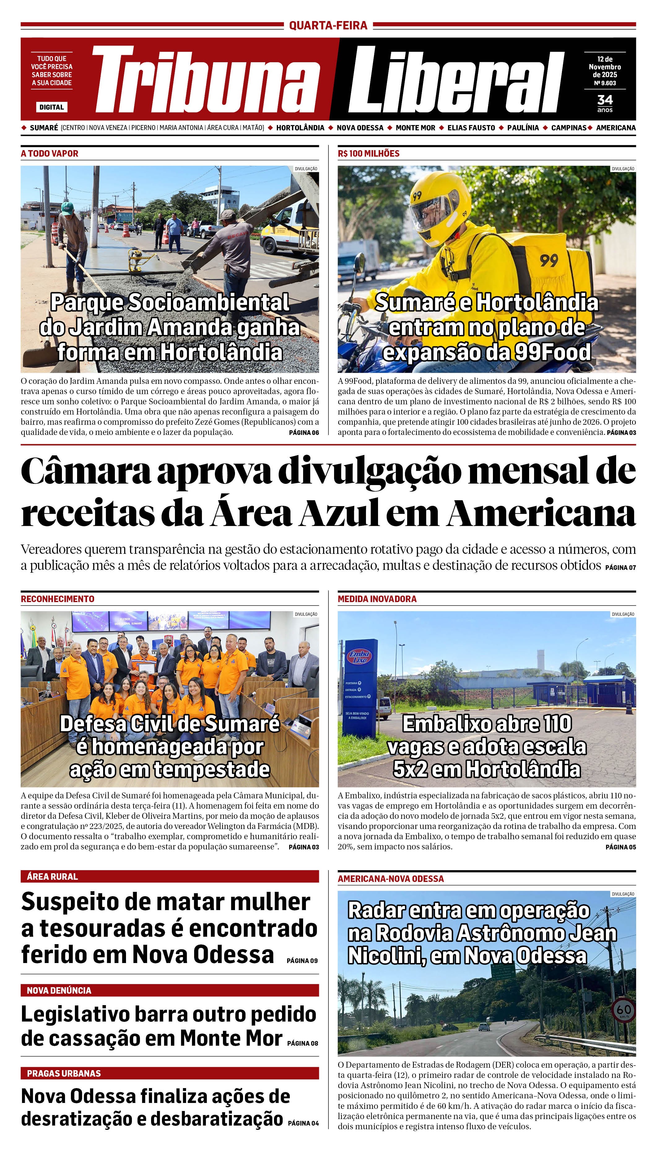 Edição de Quarta-Feira - 12-11-2025